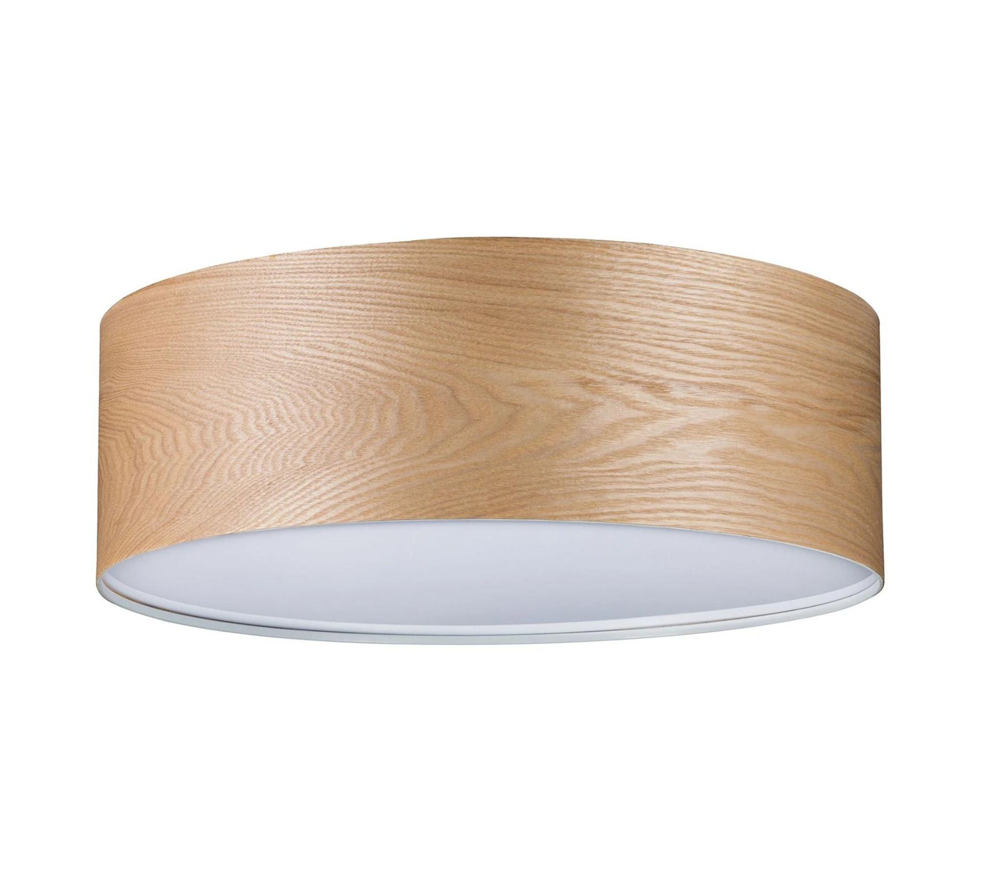 Deckenleuchte 3-flammig Metall Holz Beige