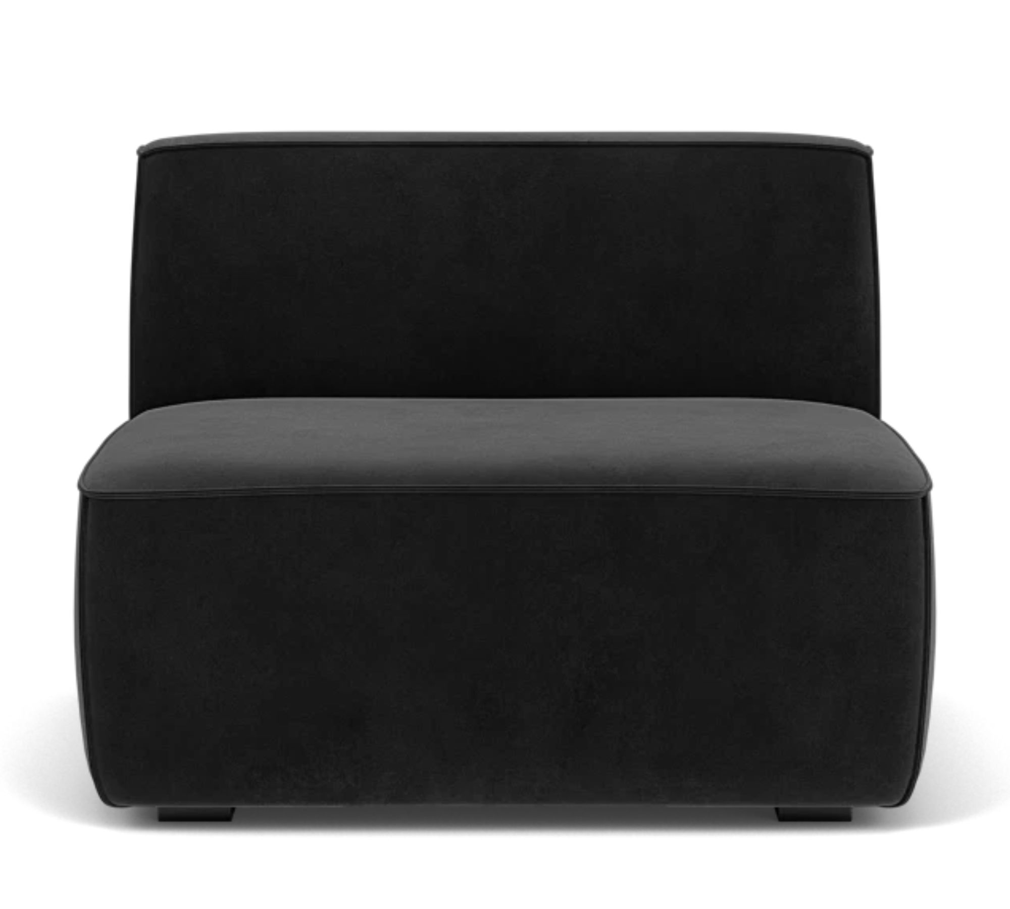 Dane 1-seater Module Velour Matt Dark Grey