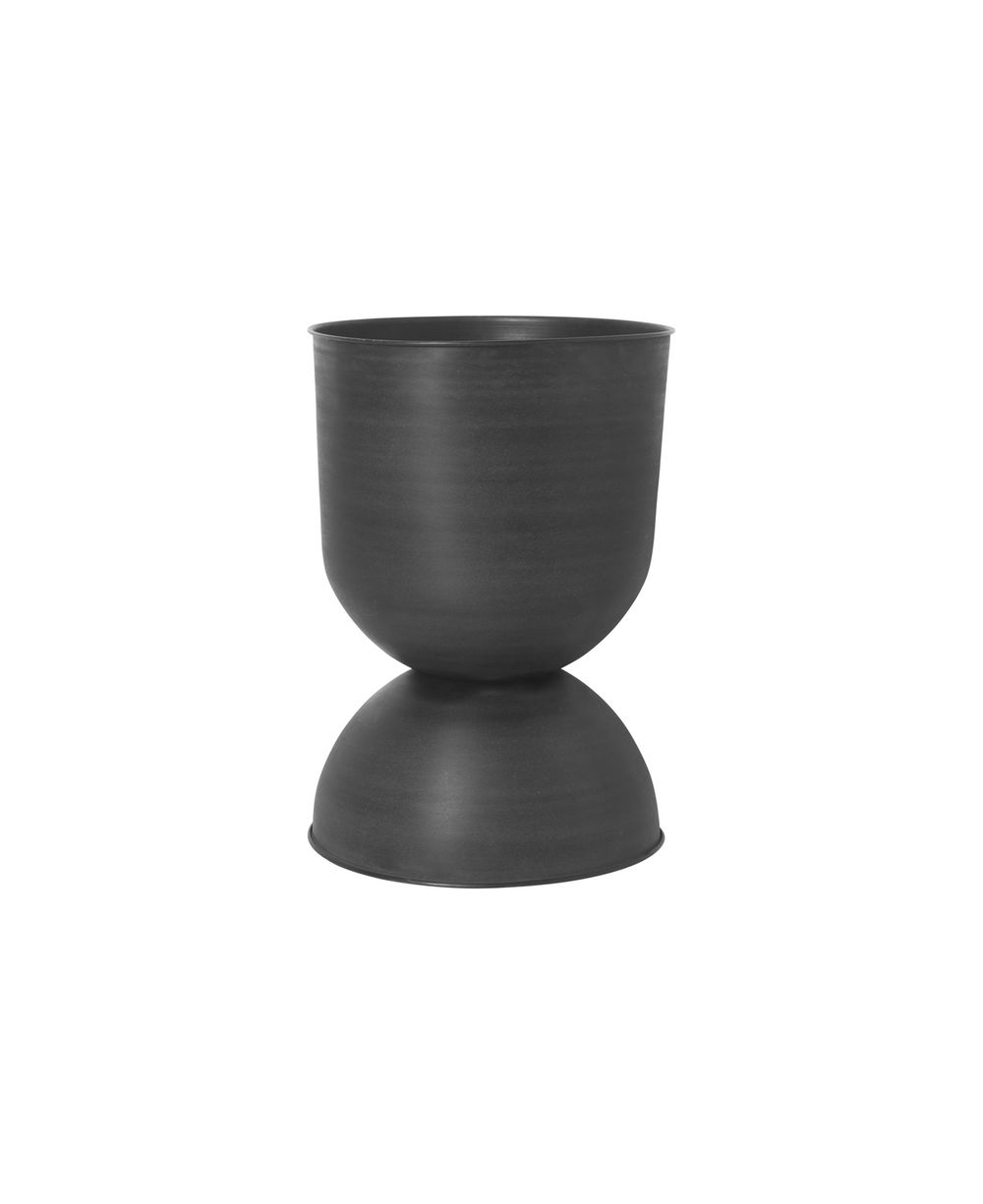 Hourglass Blumentopf Schwarz