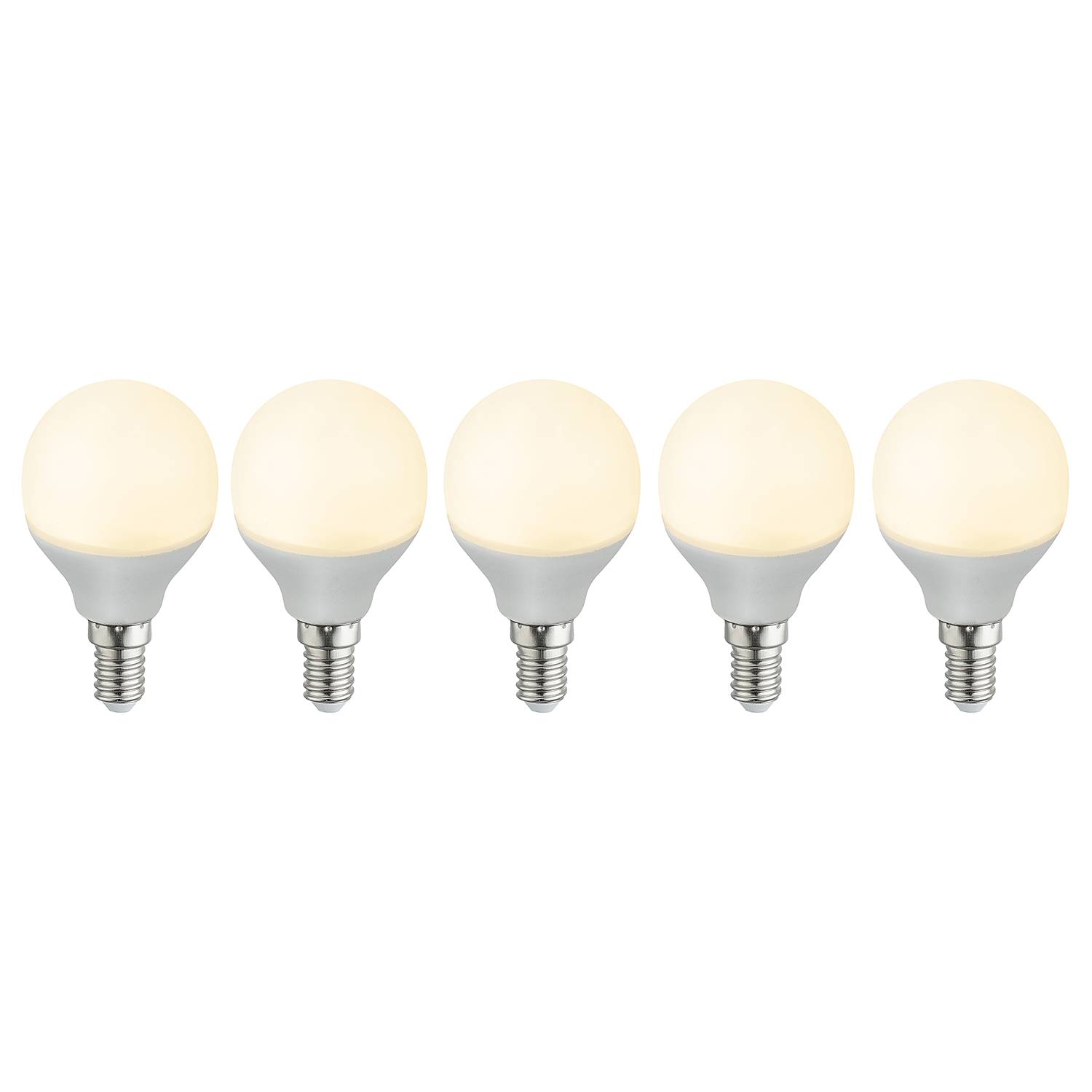 Leuchtmittel LED (5er-Set) Weiß Glas 4.5 x 8 x 4.5 cm