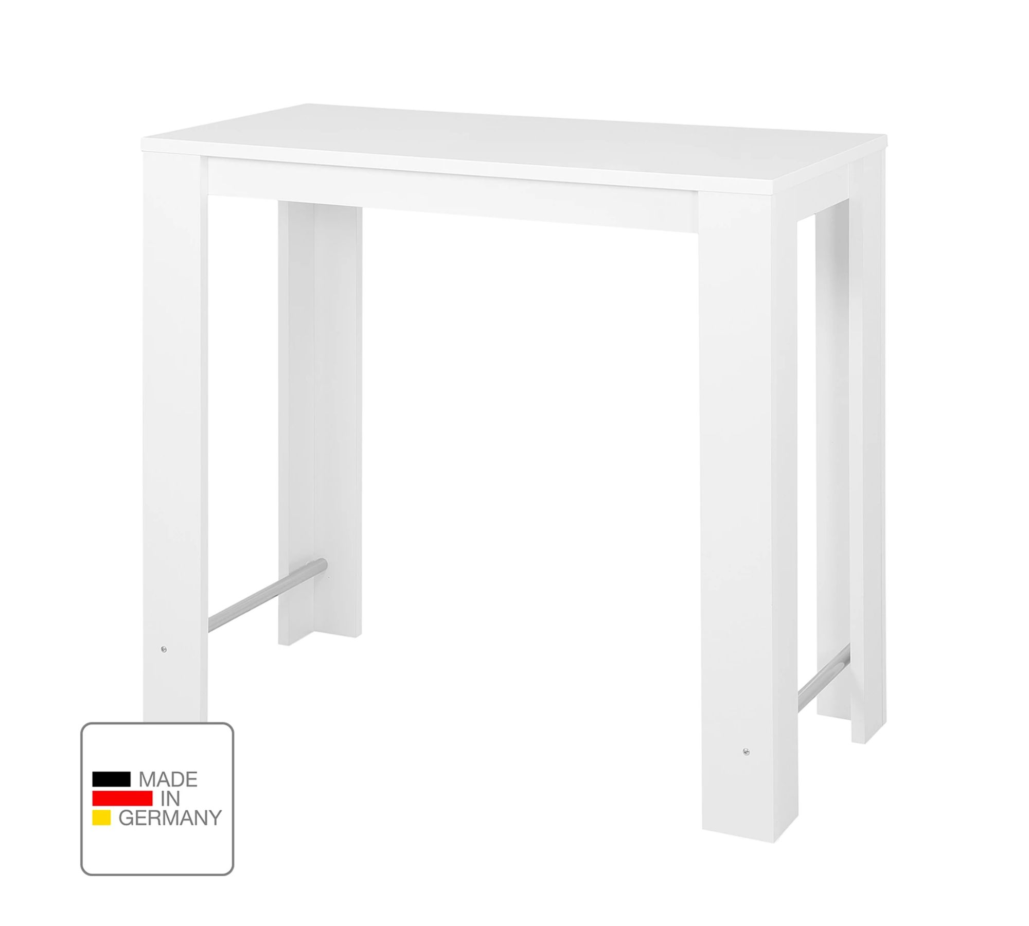 Bartisch Holz Weiß