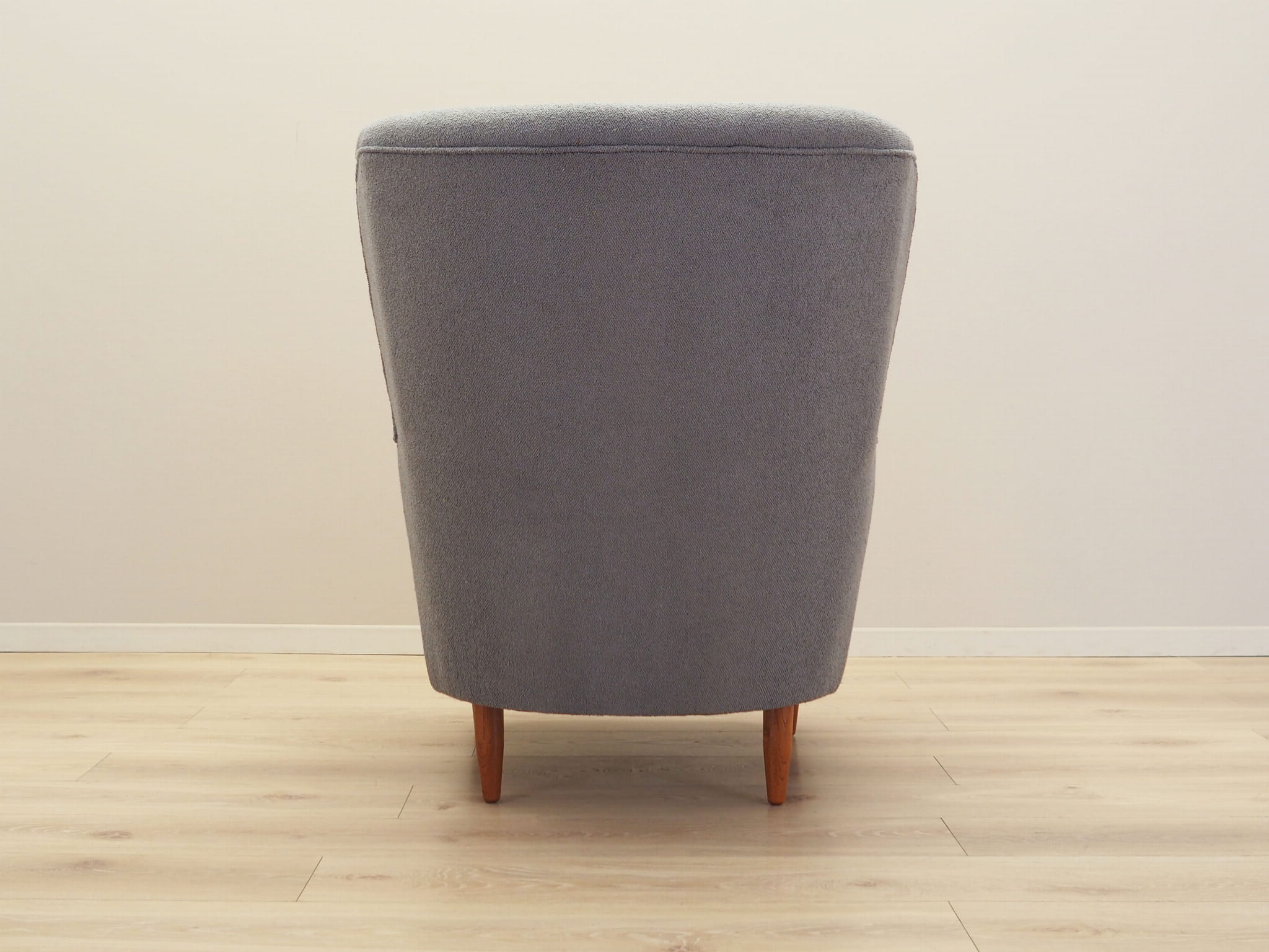 Armchair Textile Wood Grey