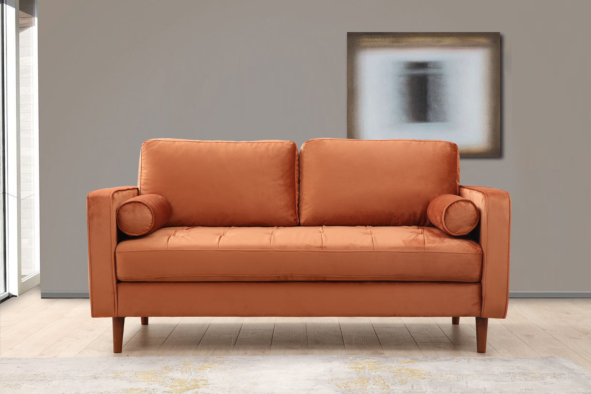 Rome 2-Sitzer Sofa Orange