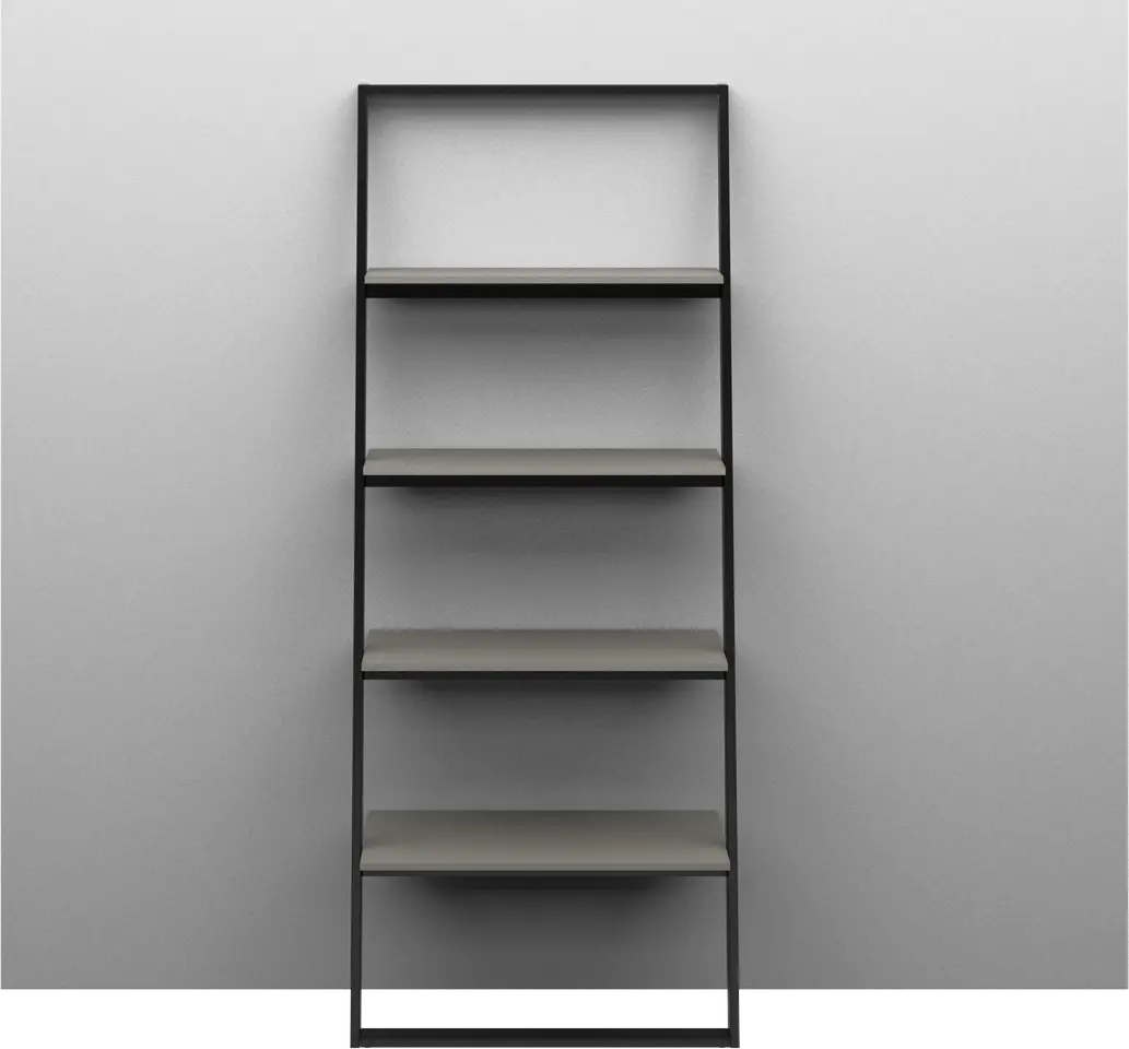 Bordeaux Wandsystem Mattschwarzer Aschgrauer Lack