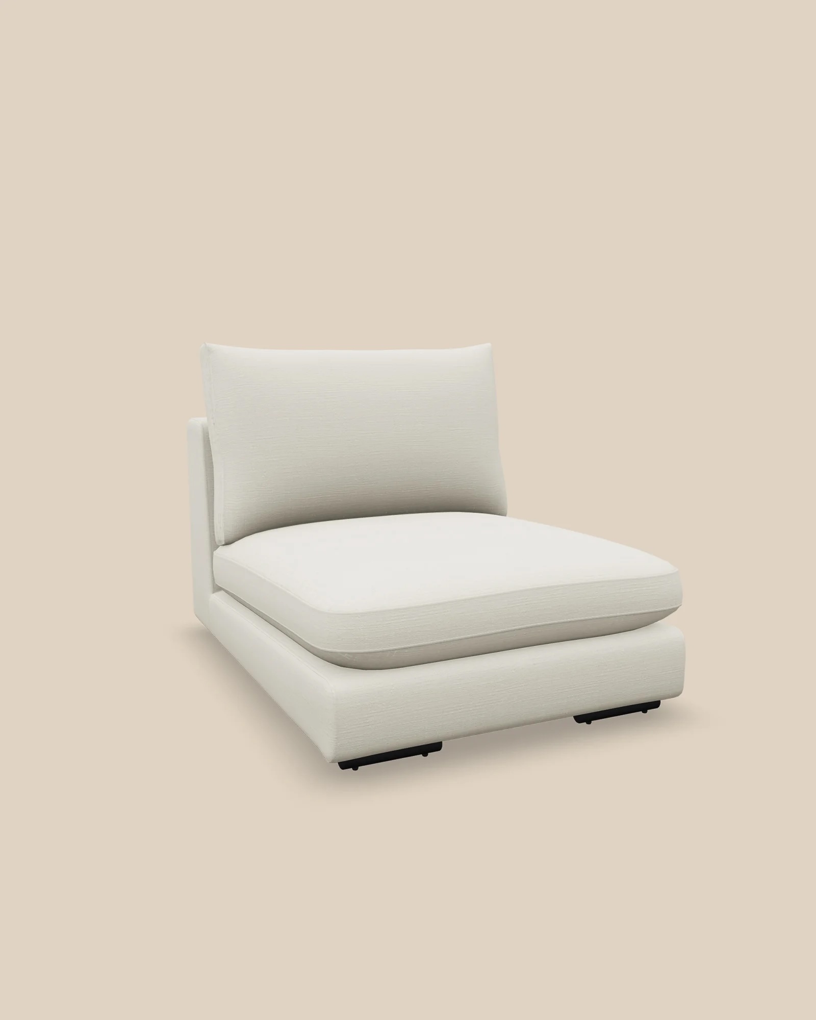 Mammuten Modulsofa 1-Sitzer Sandfarbe