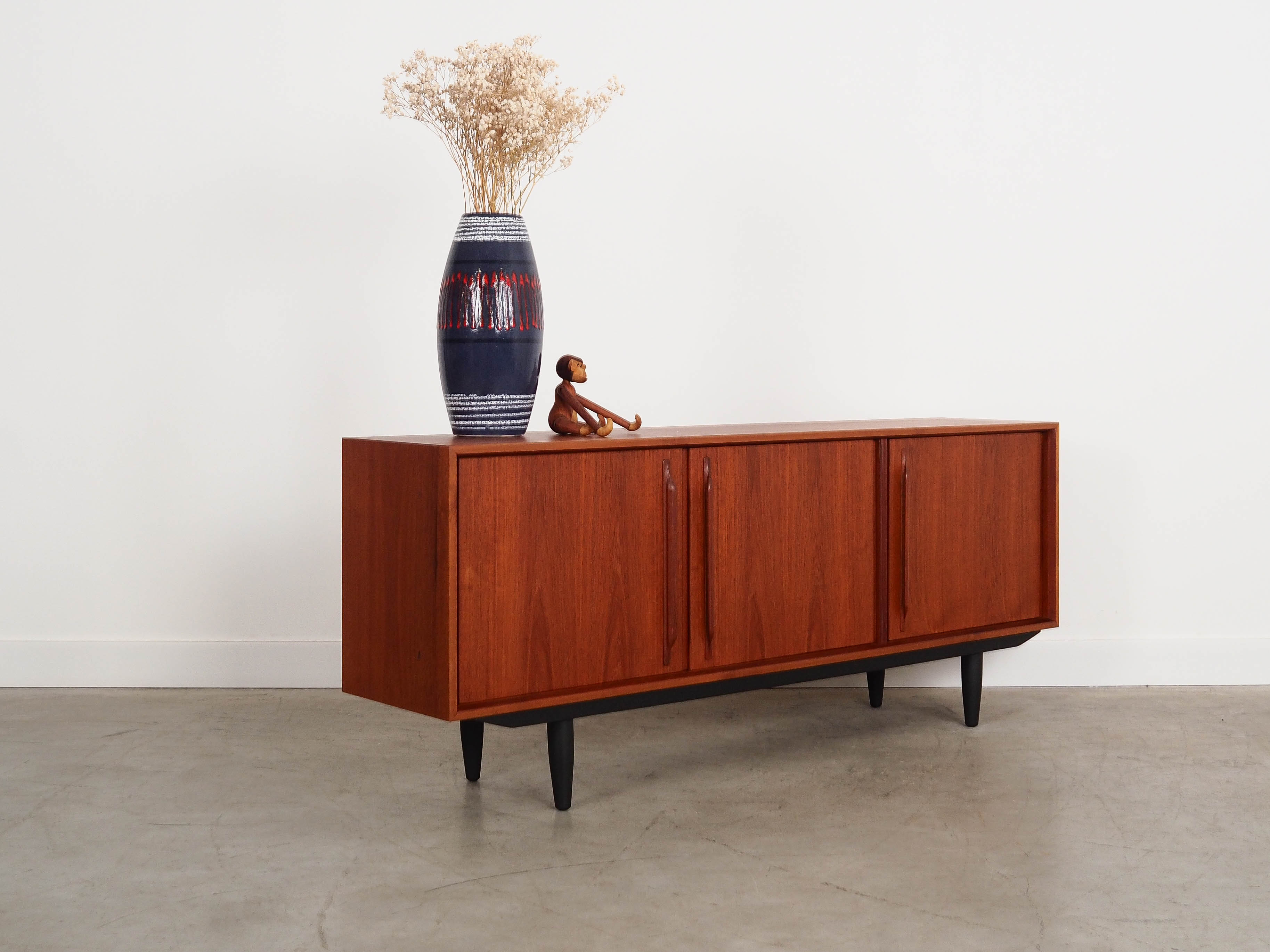 Teak sideboard brown 1960s