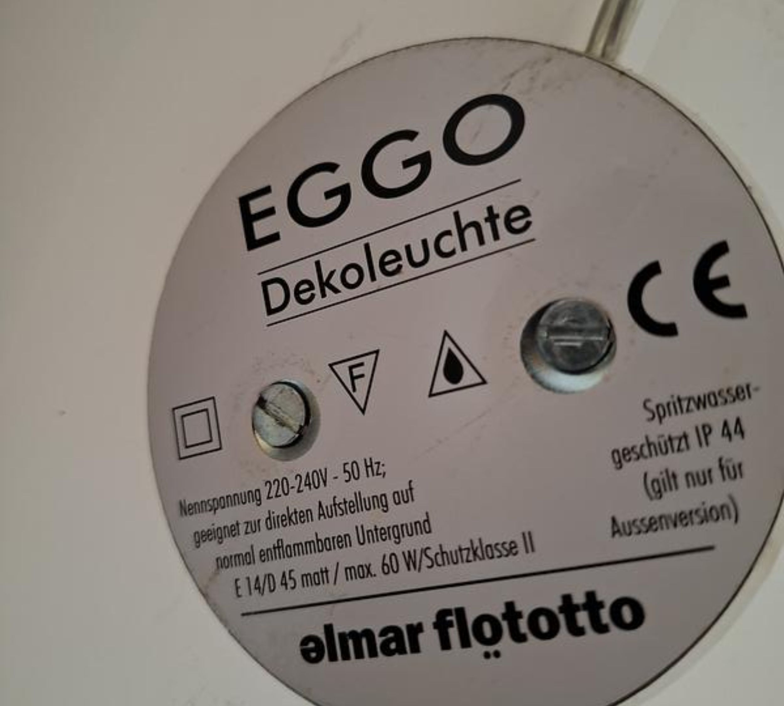 Eggo M Indoor Stehleuchte Weiß