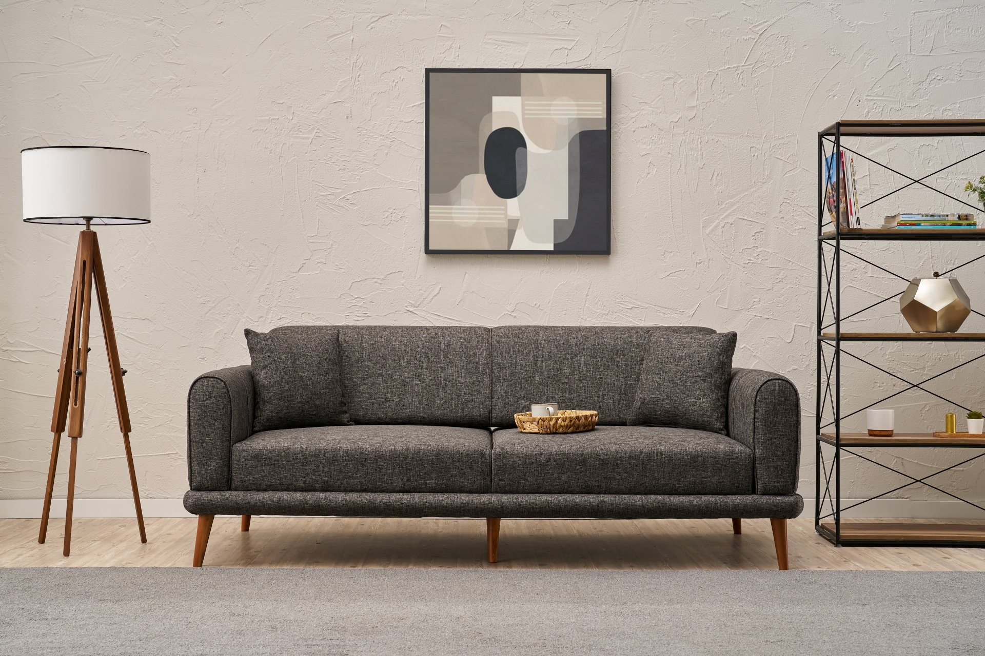 Seren Sofa 3-Sitzer Anthrazit