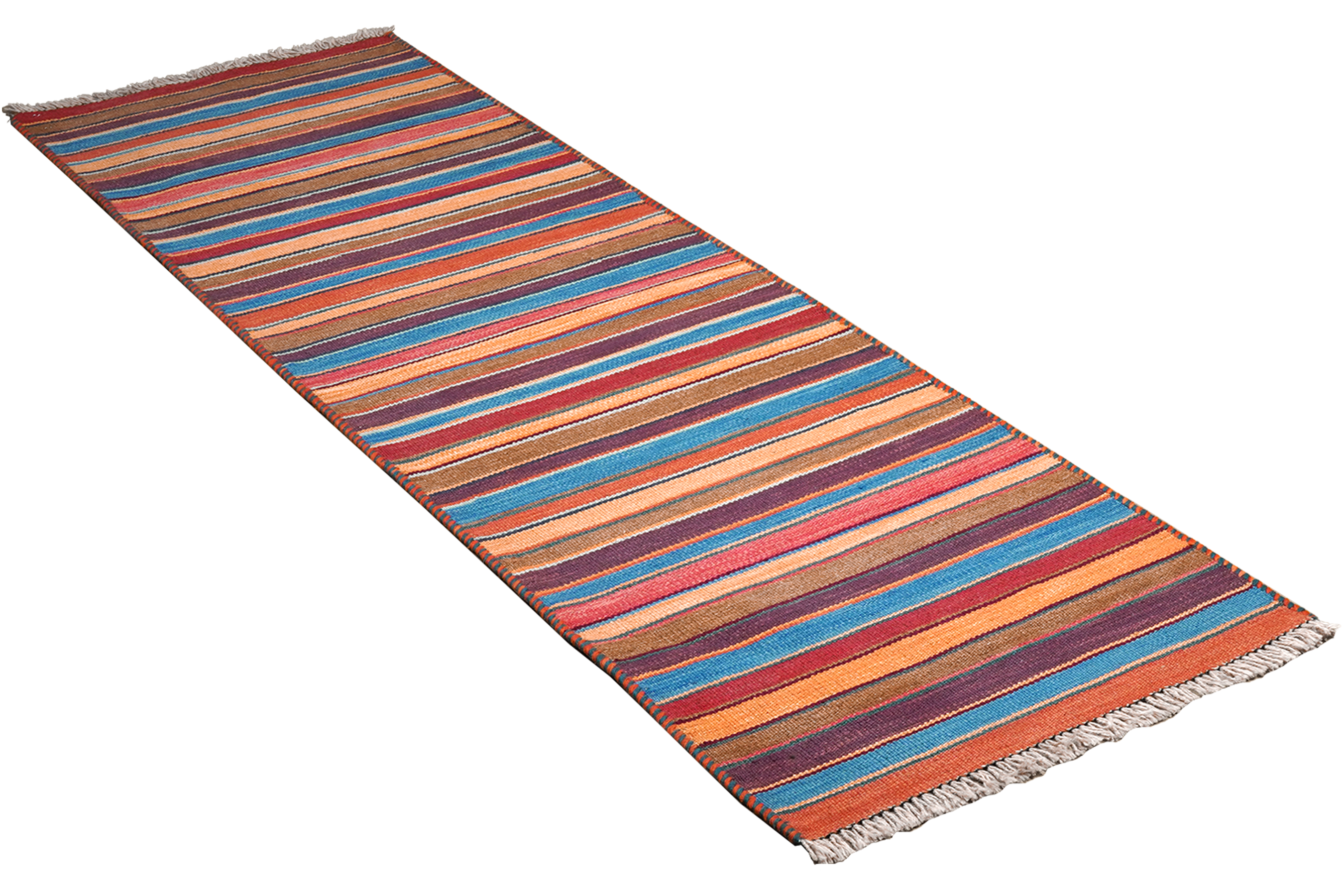 Kilim Gashgai Teppich Mehrfarbig