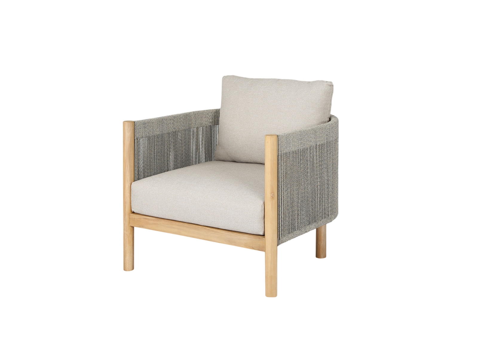 Poltrona da esterno Majorelle Poliestere Sabbia Naturale 75x78x67 cm