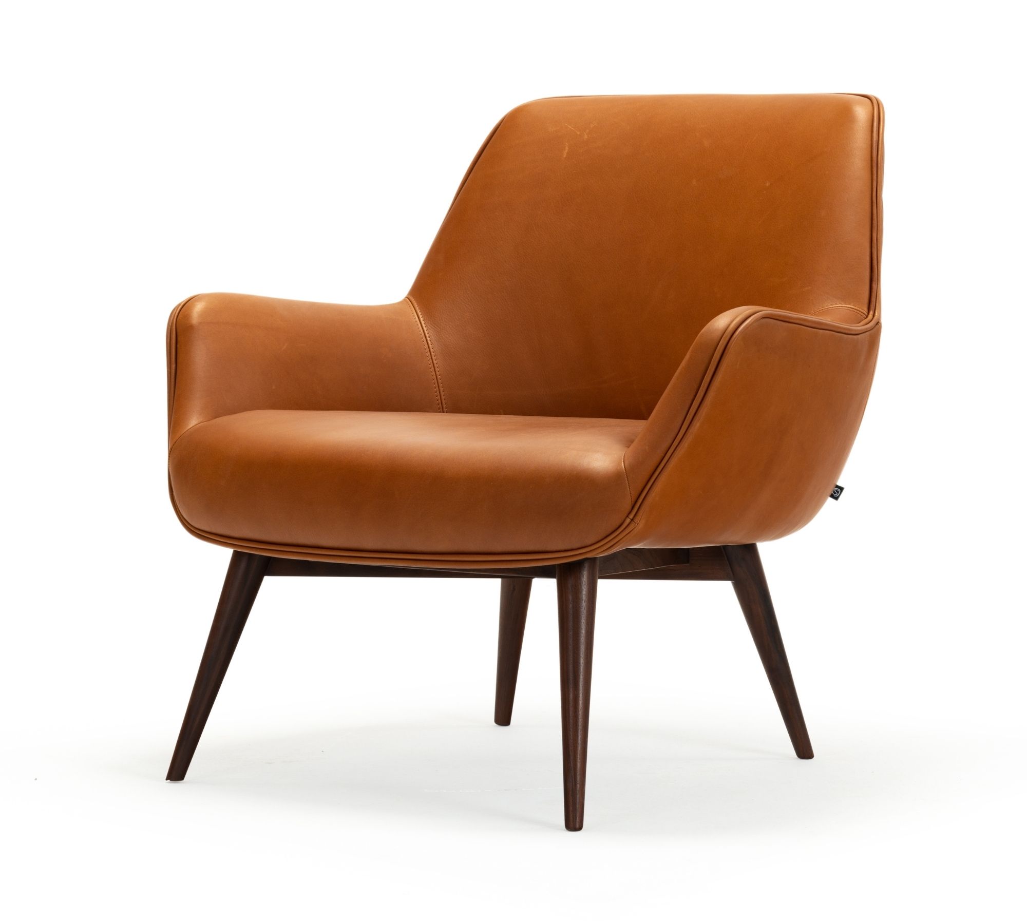 Oscar Sessel Leather Bronze