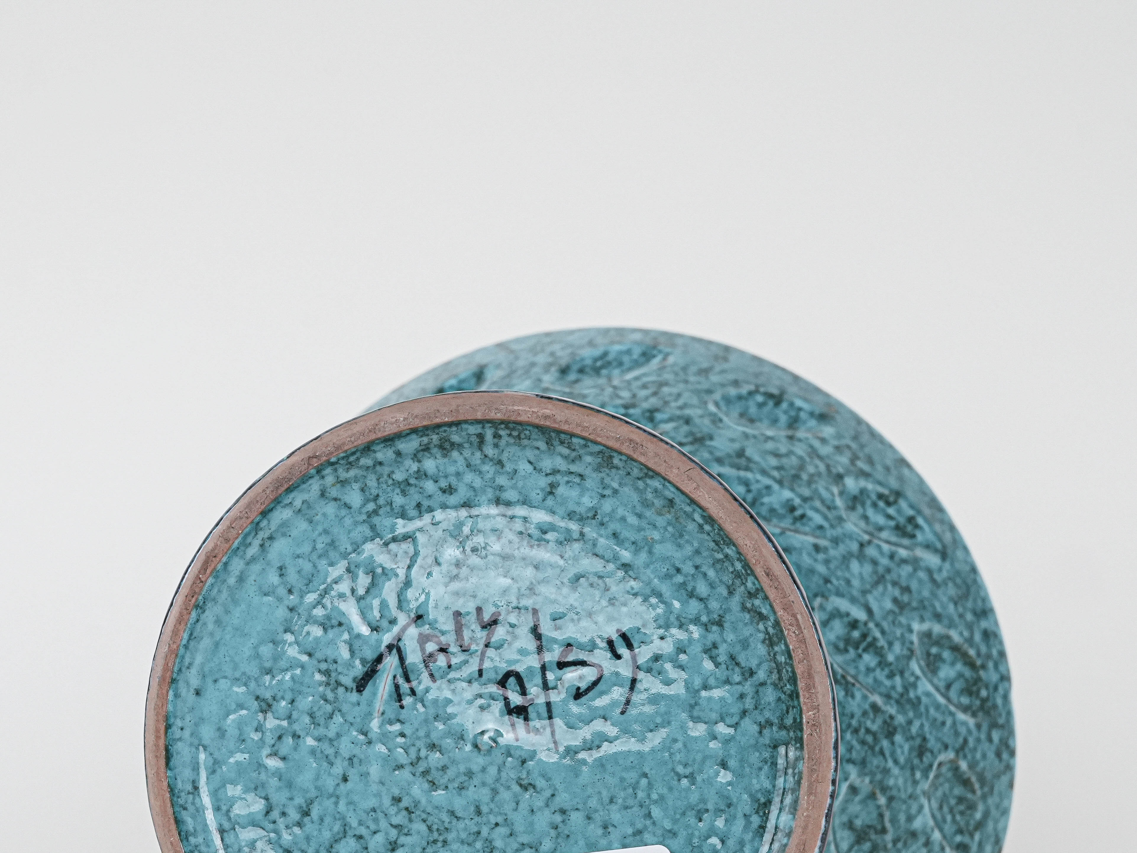 Keramikvase Fat Lava 1960er Jahre