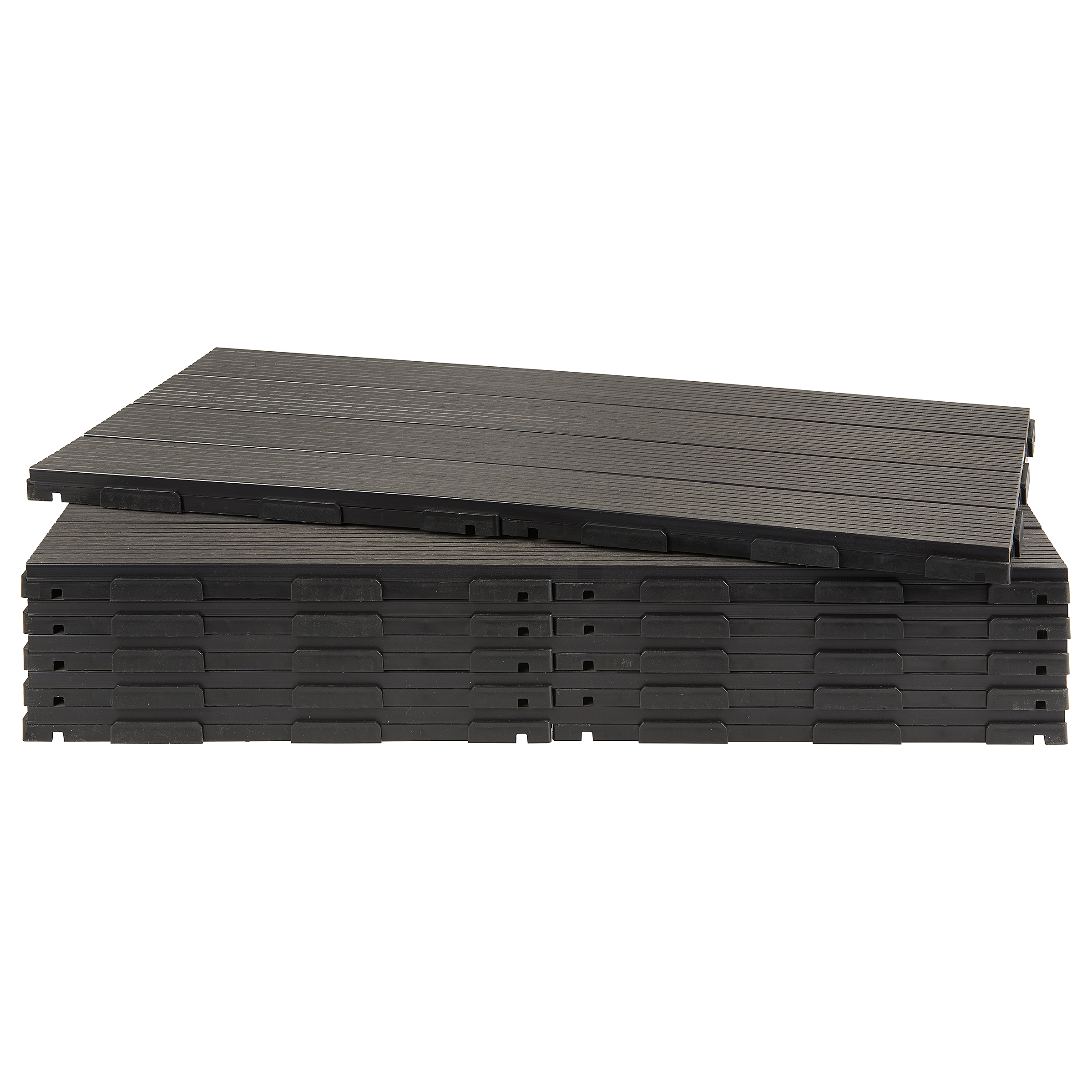 Terrassenfliese Thish 6er-Set Grau