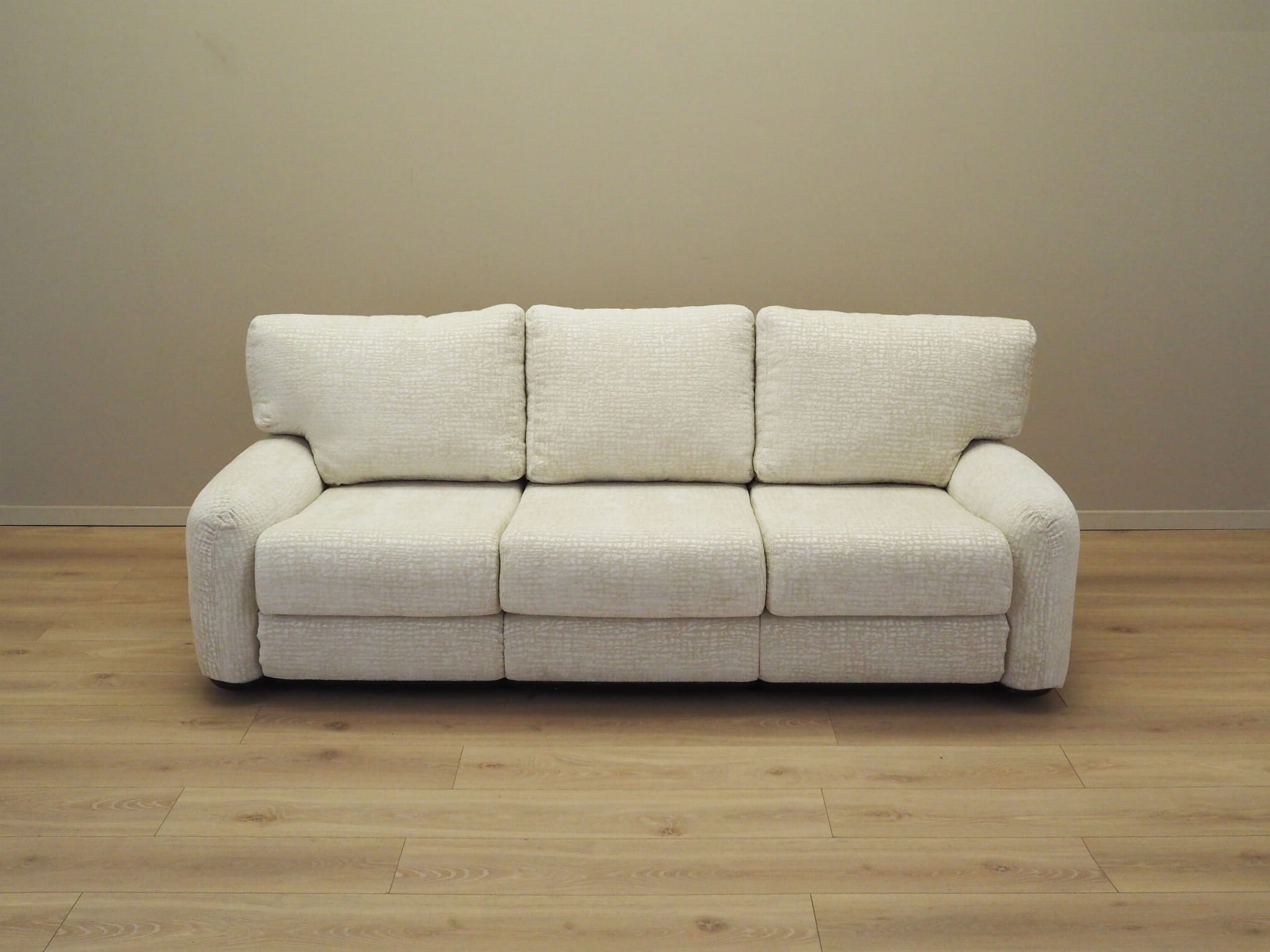 Piumotto 3-Sitzer Sofa Weiß 1970er Jahre