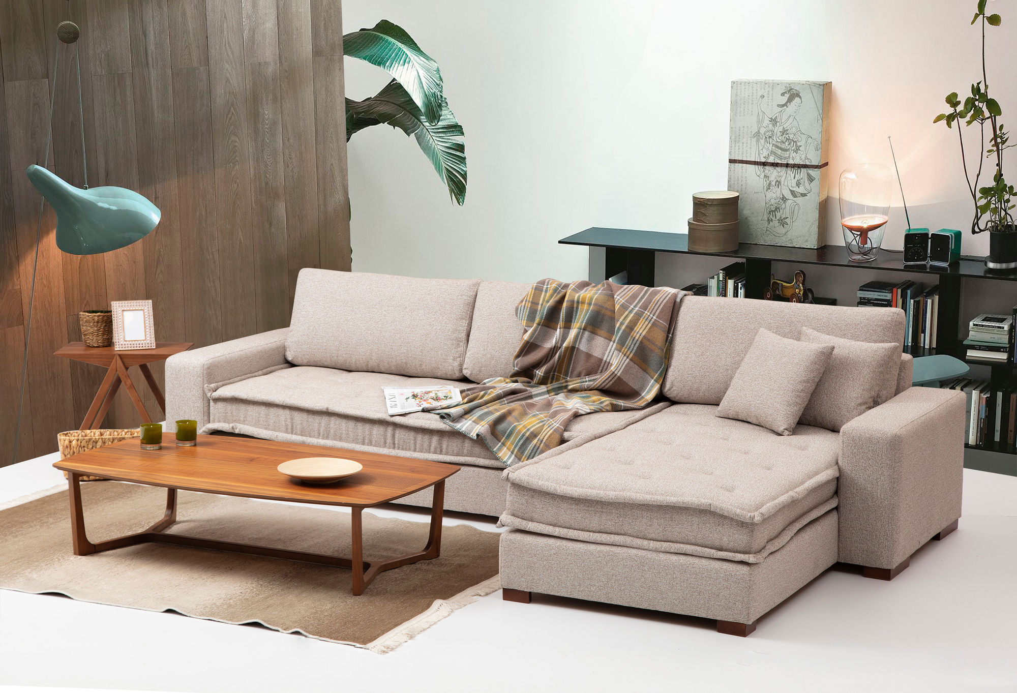 Lena corner sofa cream