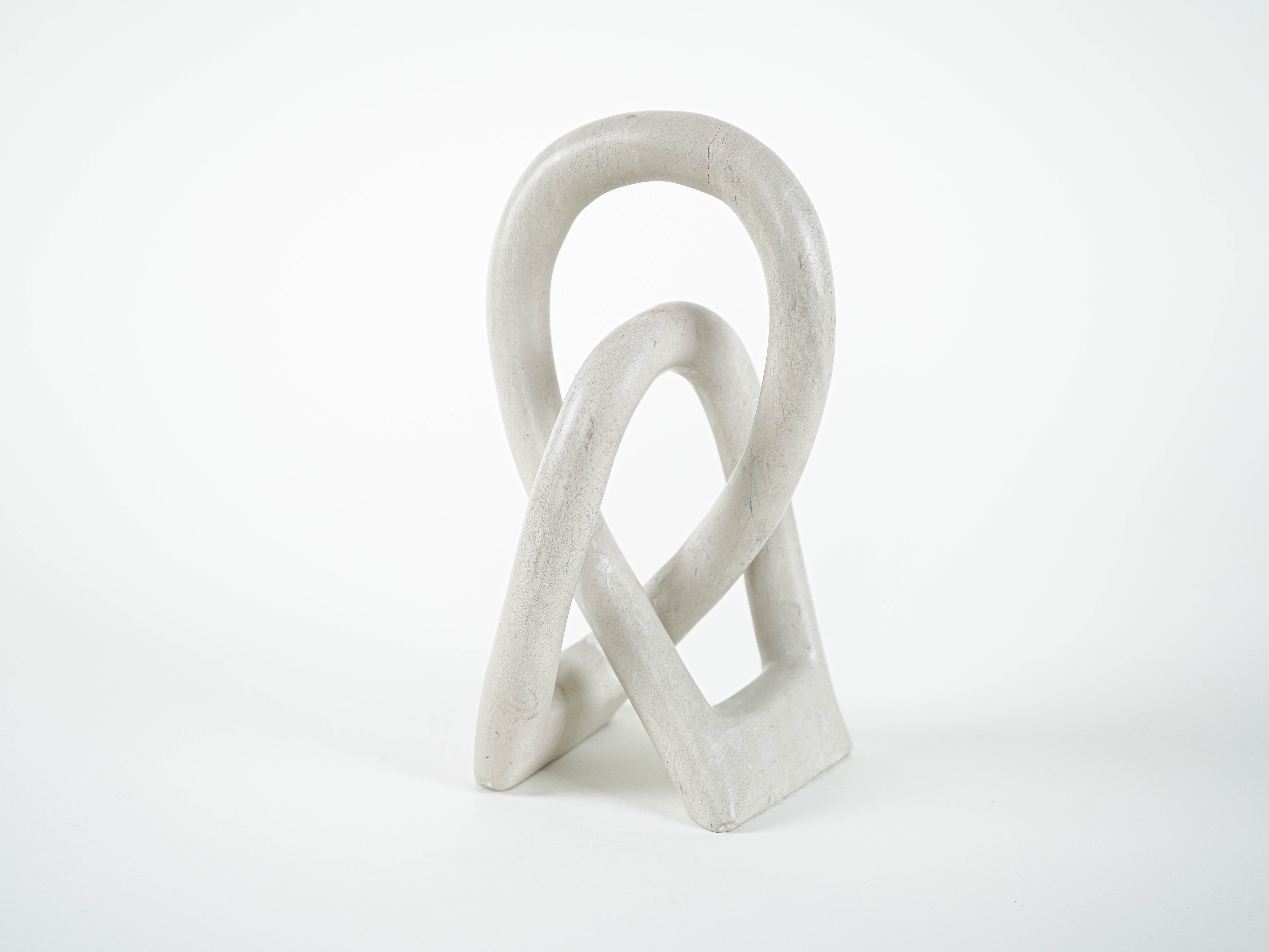 Sculpture Abstract White 1980s