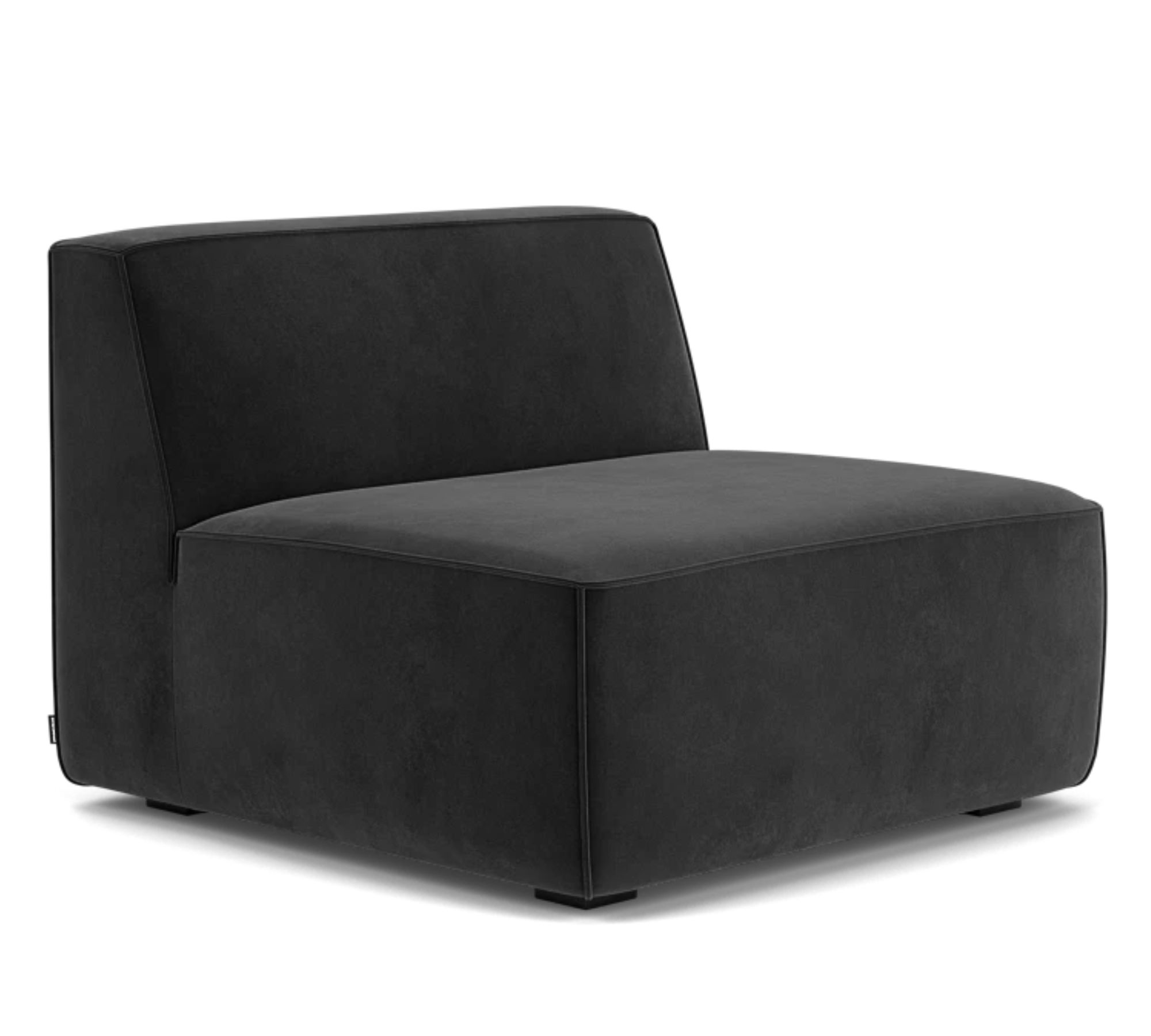 Dane 1-seater Module Velour Matt Dark Grey