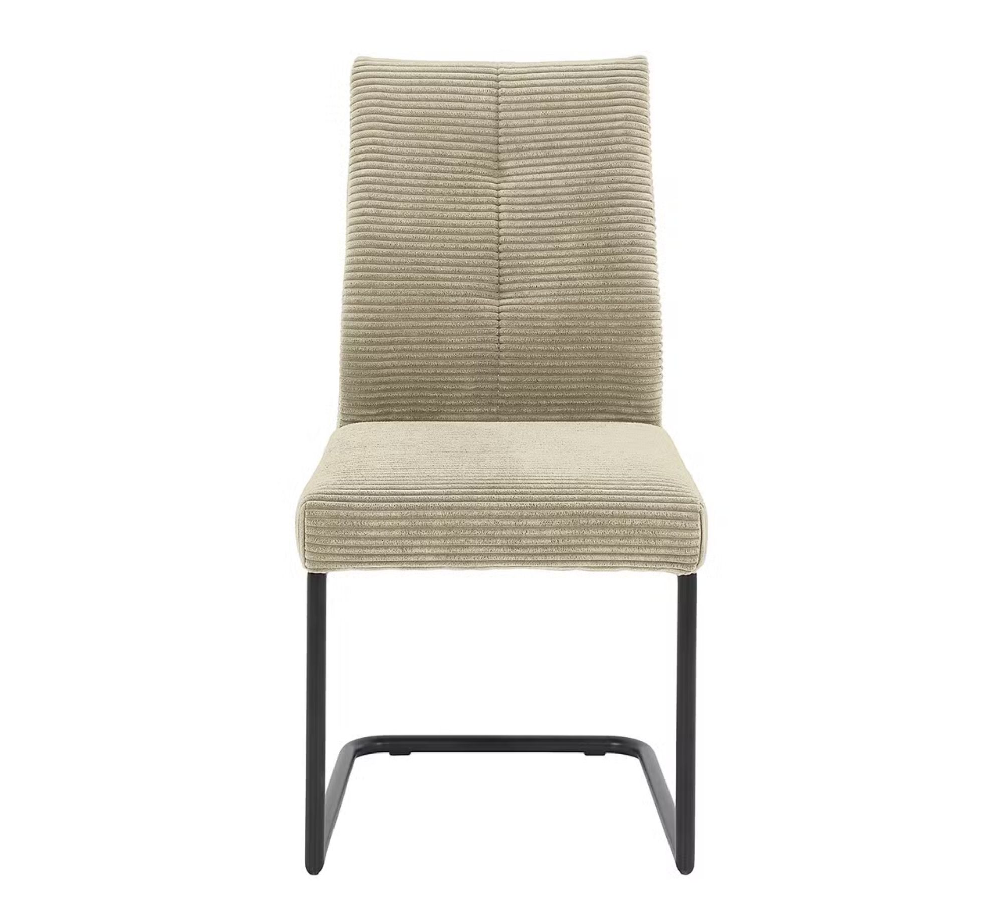 2x cantilever chair fabric beige