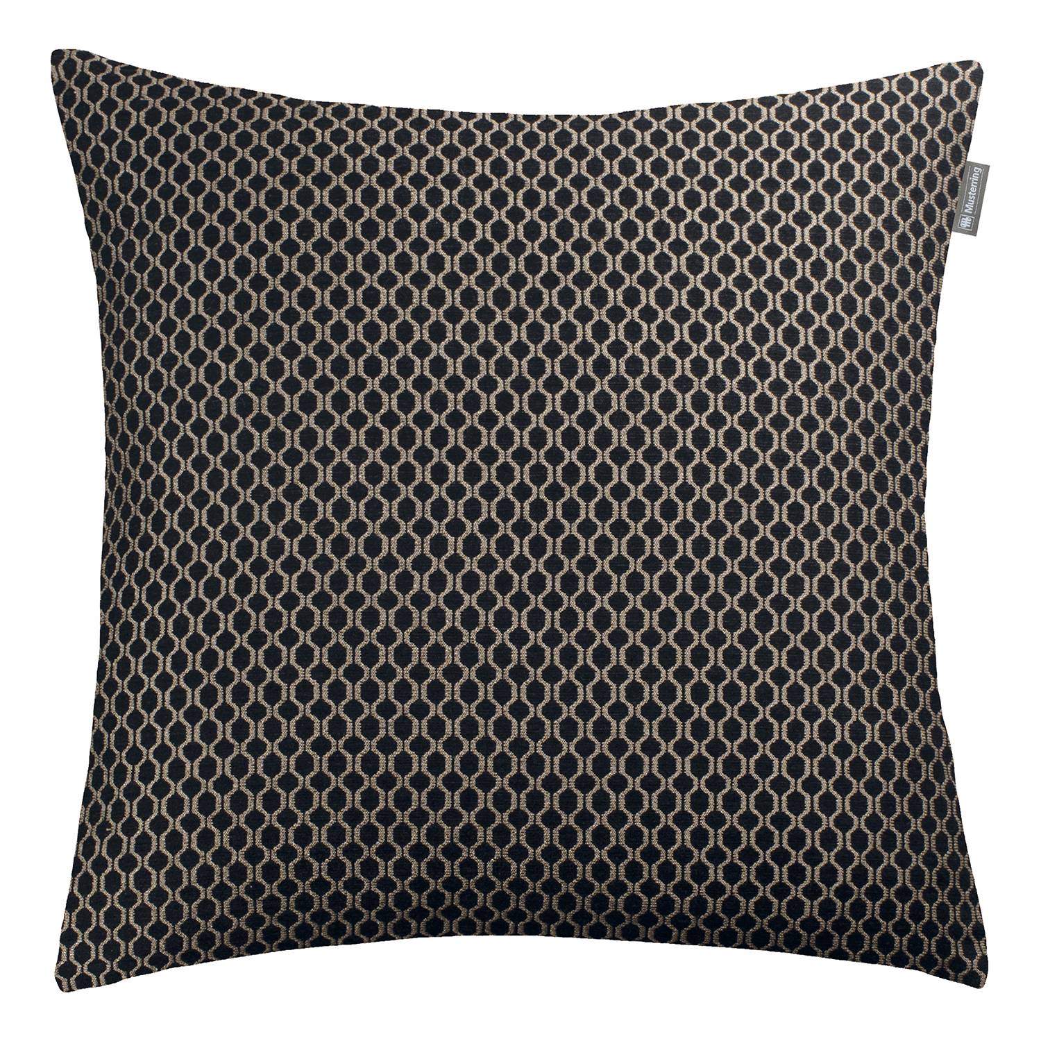Kissenbezug Honeycomb Baumwolle Schwarz