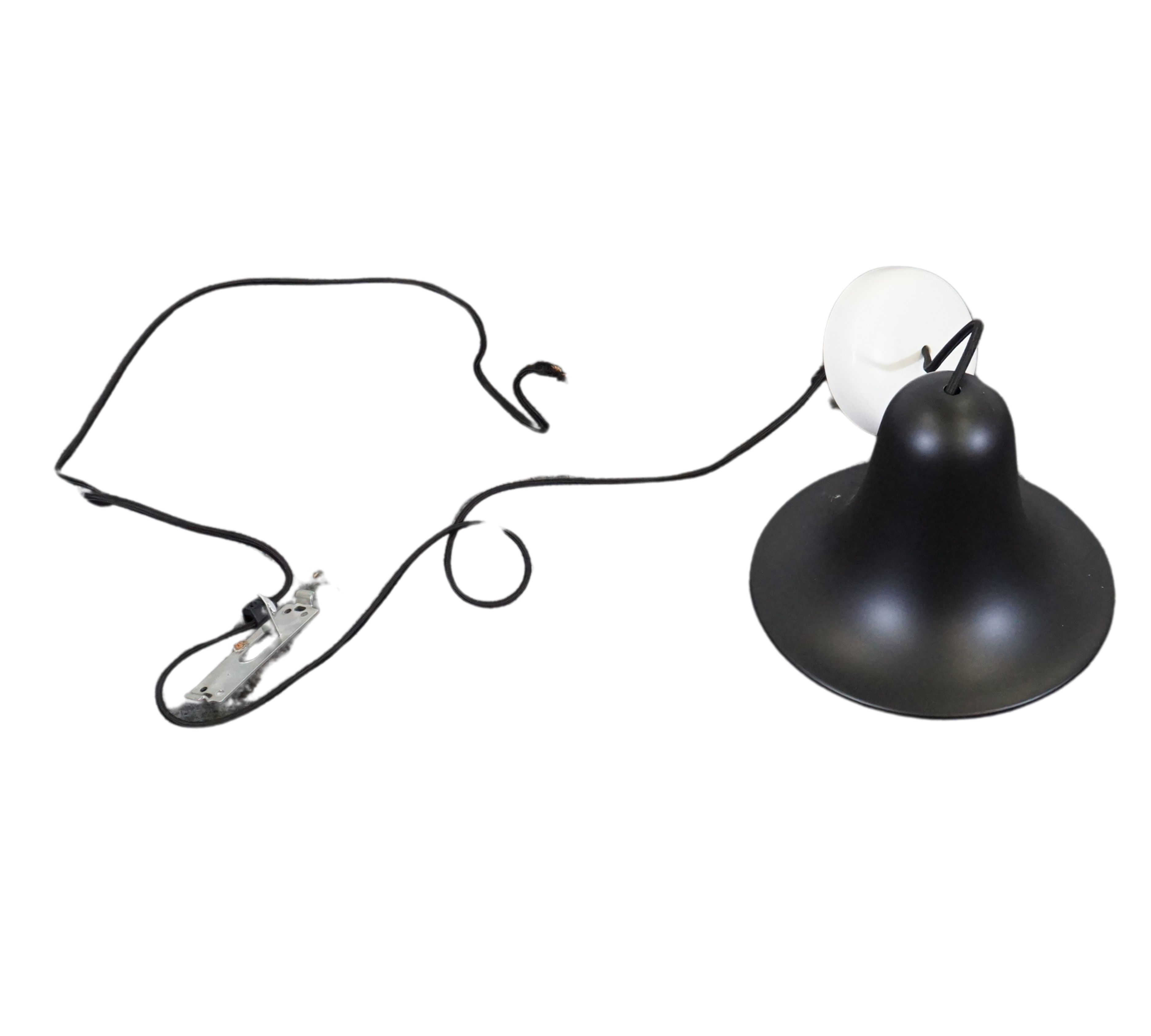 Pantop 23 Pendelleuchte Matt Schwarz Ø 23cm