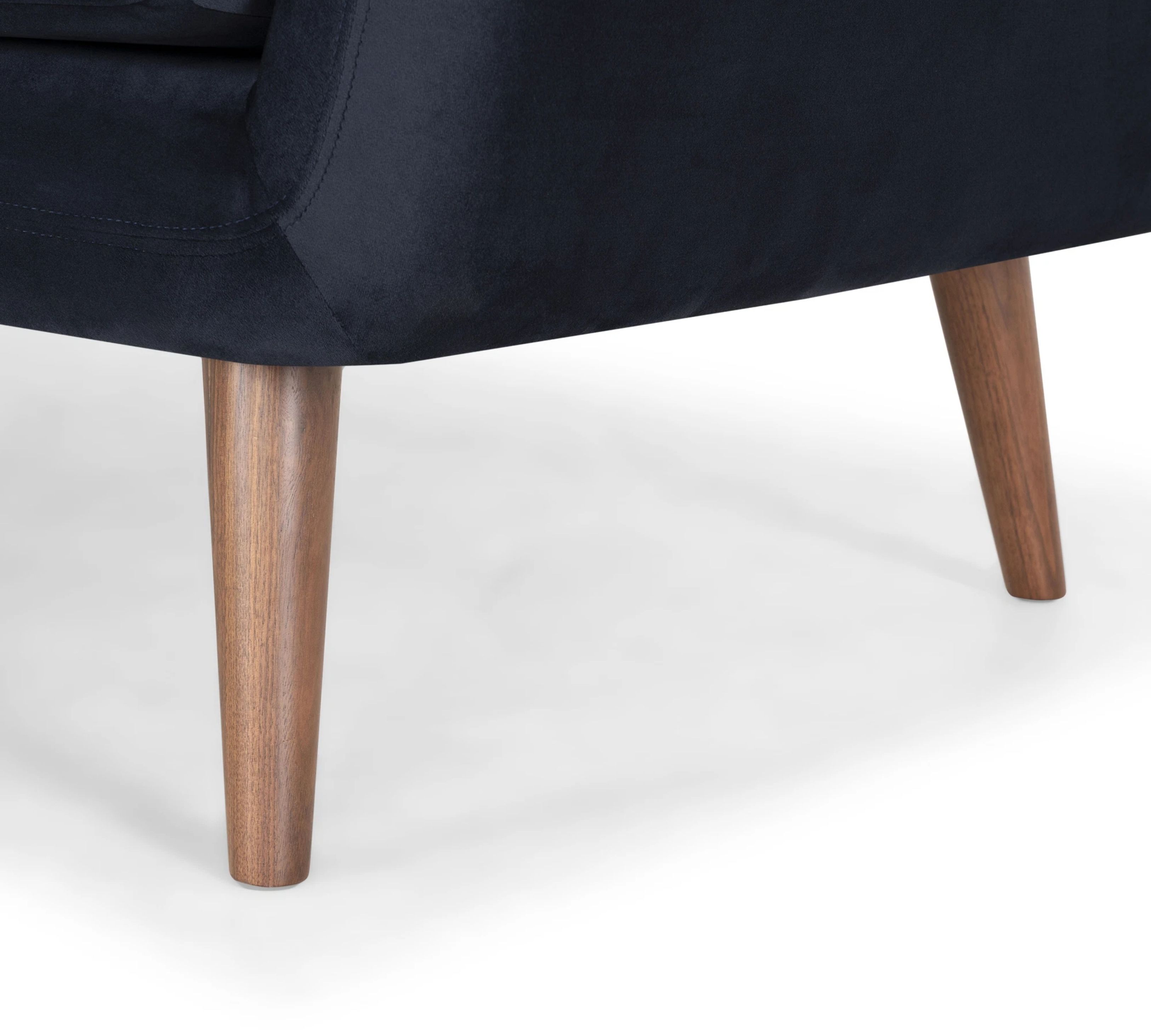 Sigrid Sofa 2-Sitzer Velour Lux Navy