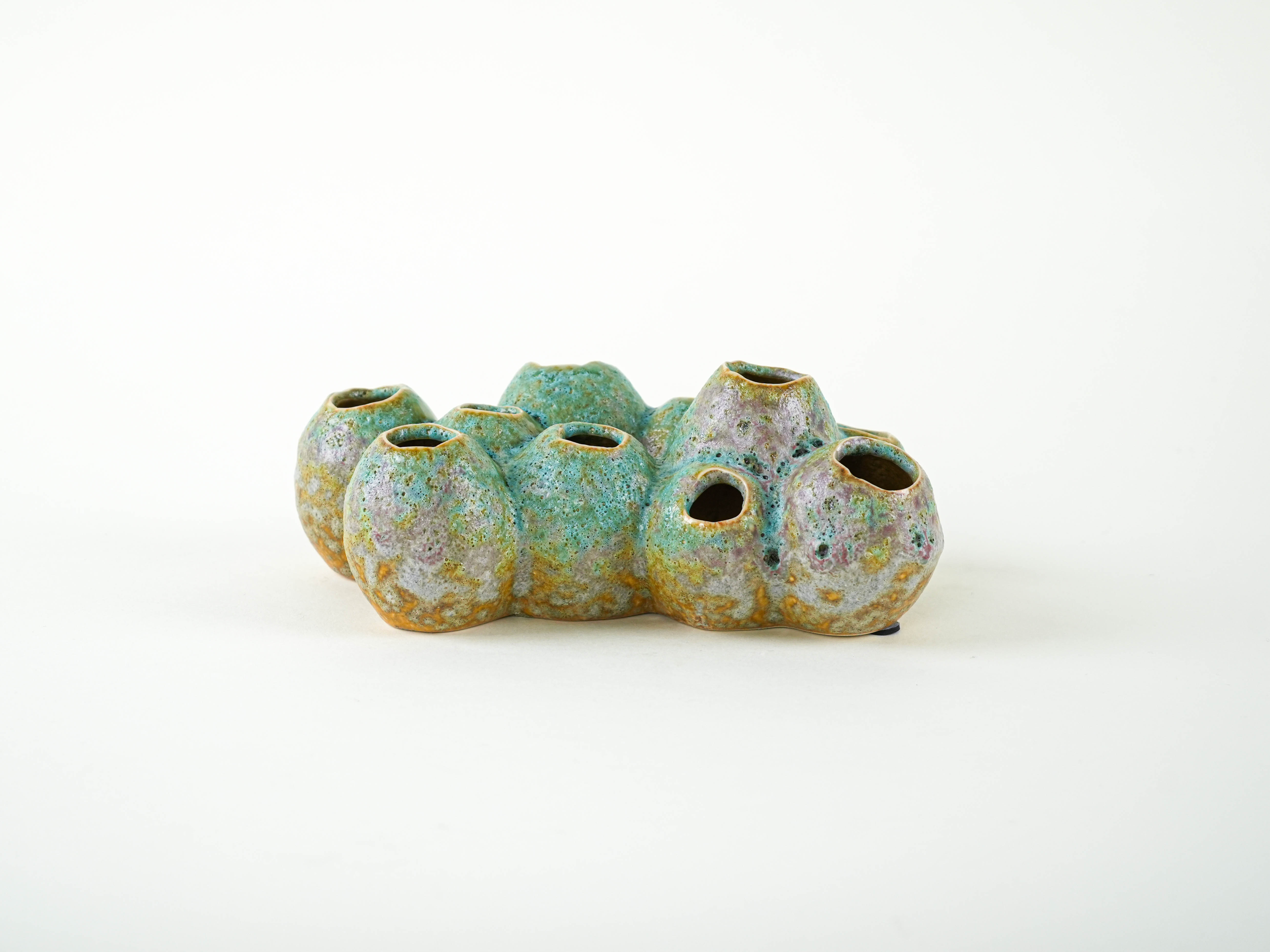 Steckigel Vase Keramik 1960er Jahre