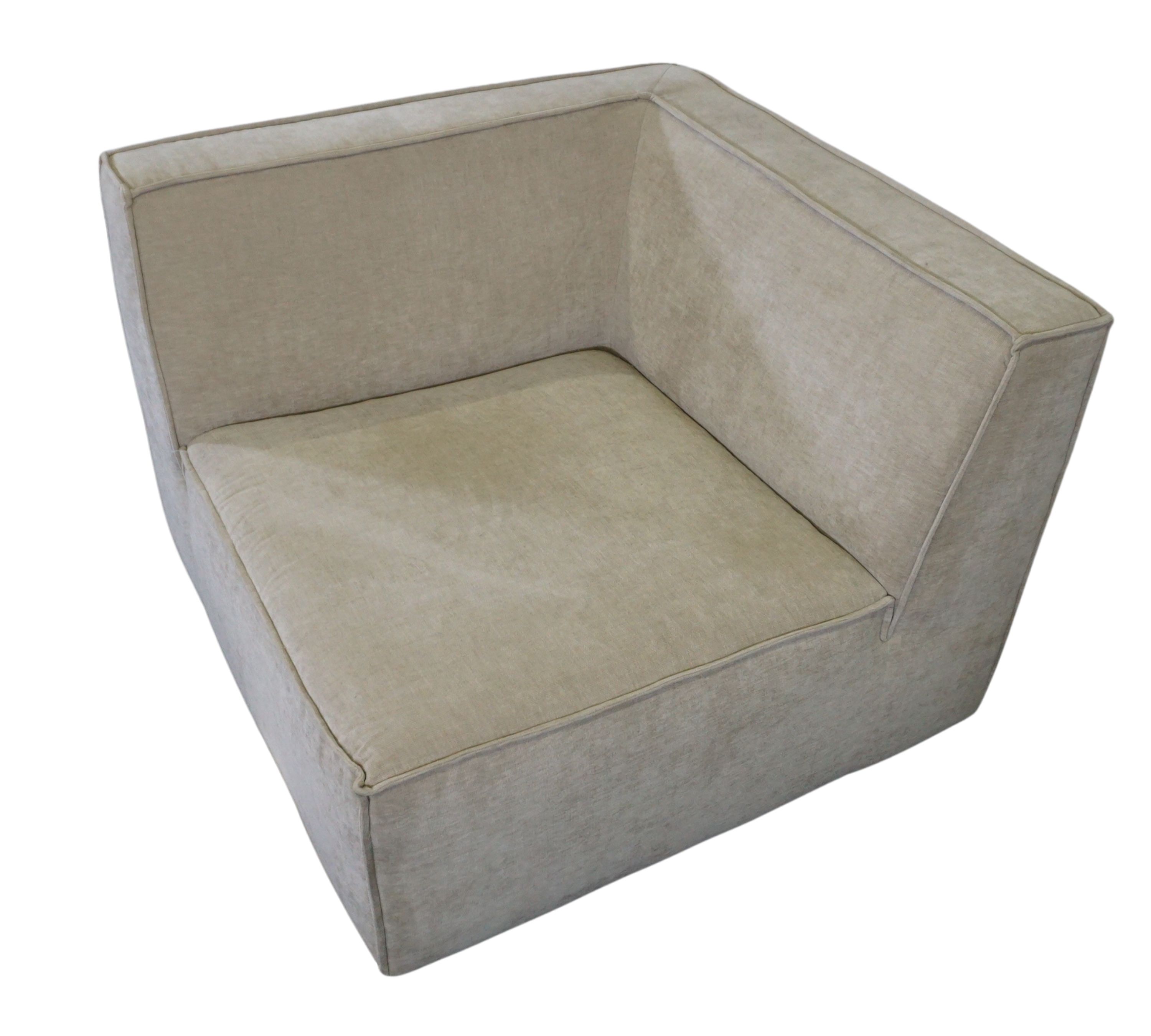 Dane 1 posto modulo angolare sinistro Danny Cream