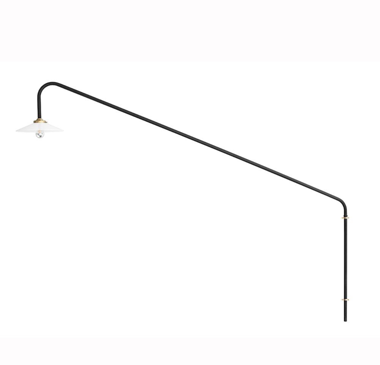 Hanging Lamp N°1 Wandleuchte Metall Glas Schwarz