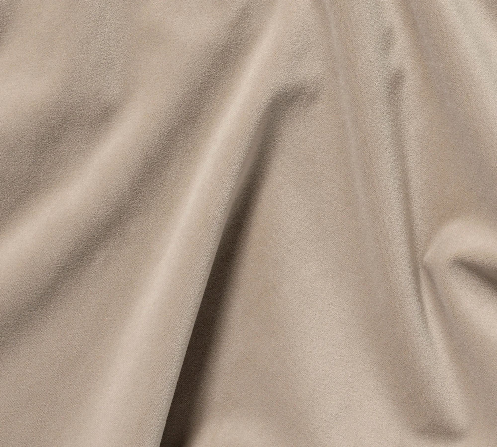 Amsterdam Hocker Velvet Stoff 3033 Sand