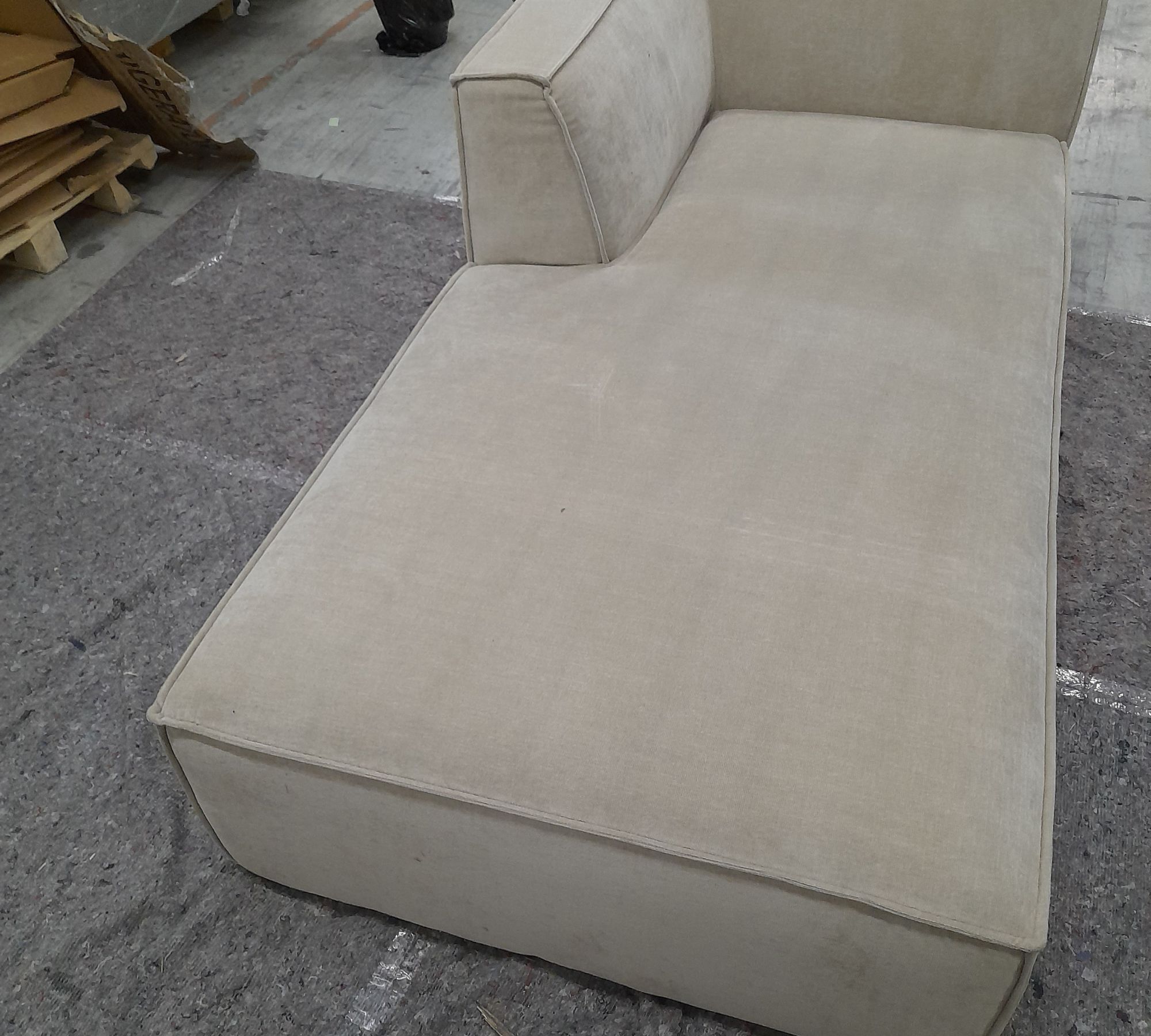 Dane 1-Sitzer Récamiere Links Danny Cream