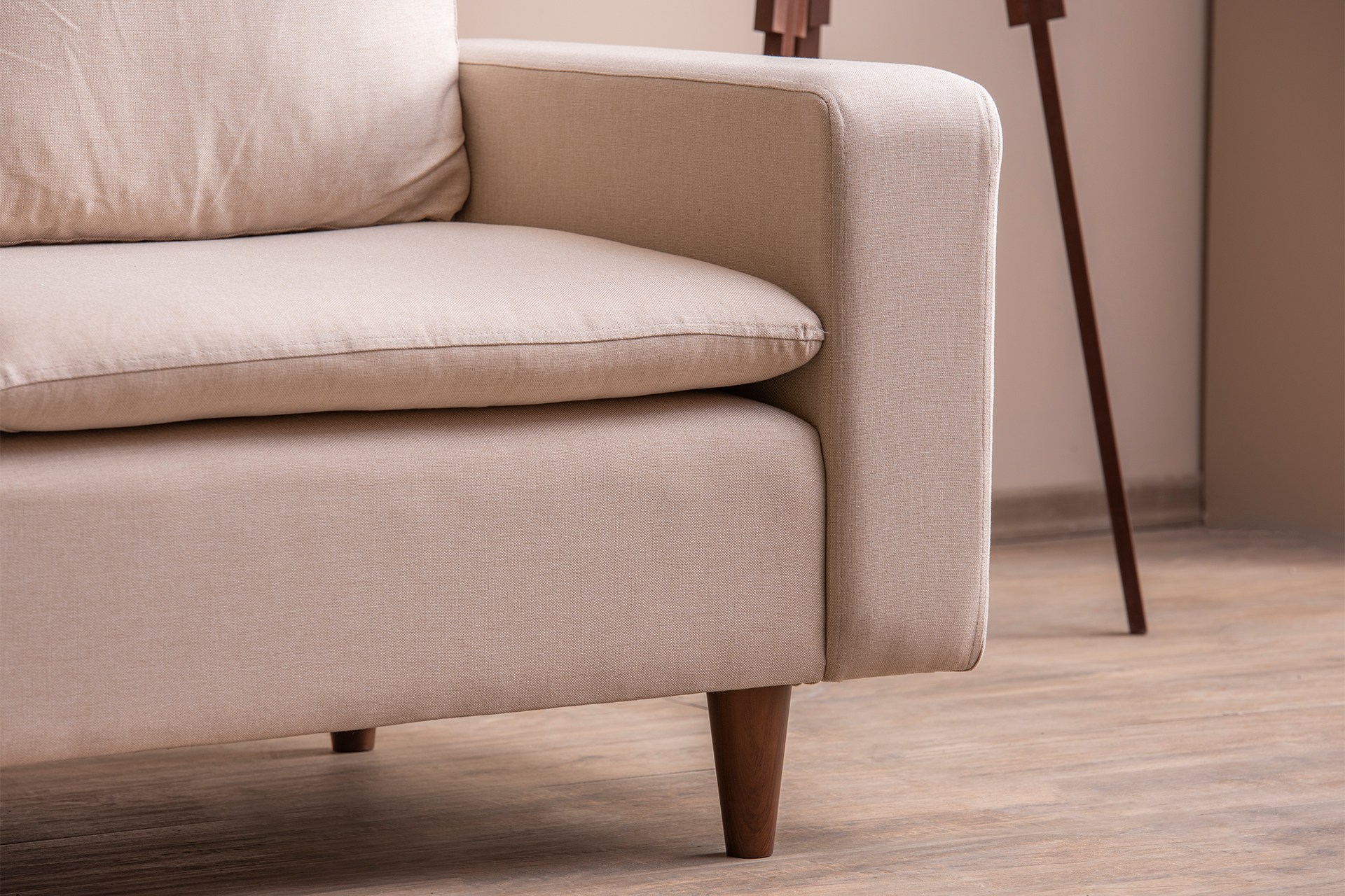 Lungo Sofa 2-Sitzer Creme