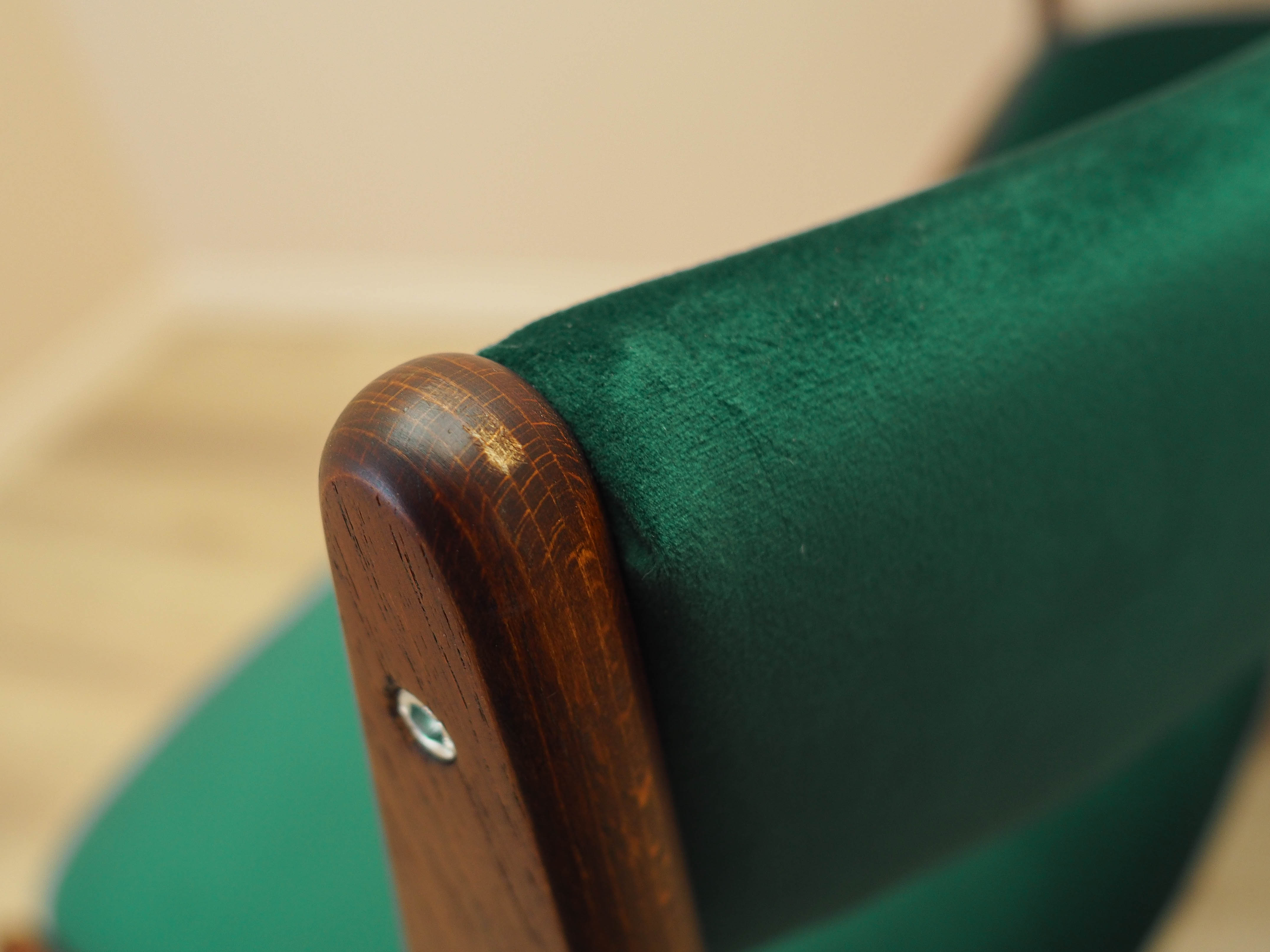 Teakwood chairs 6x Green