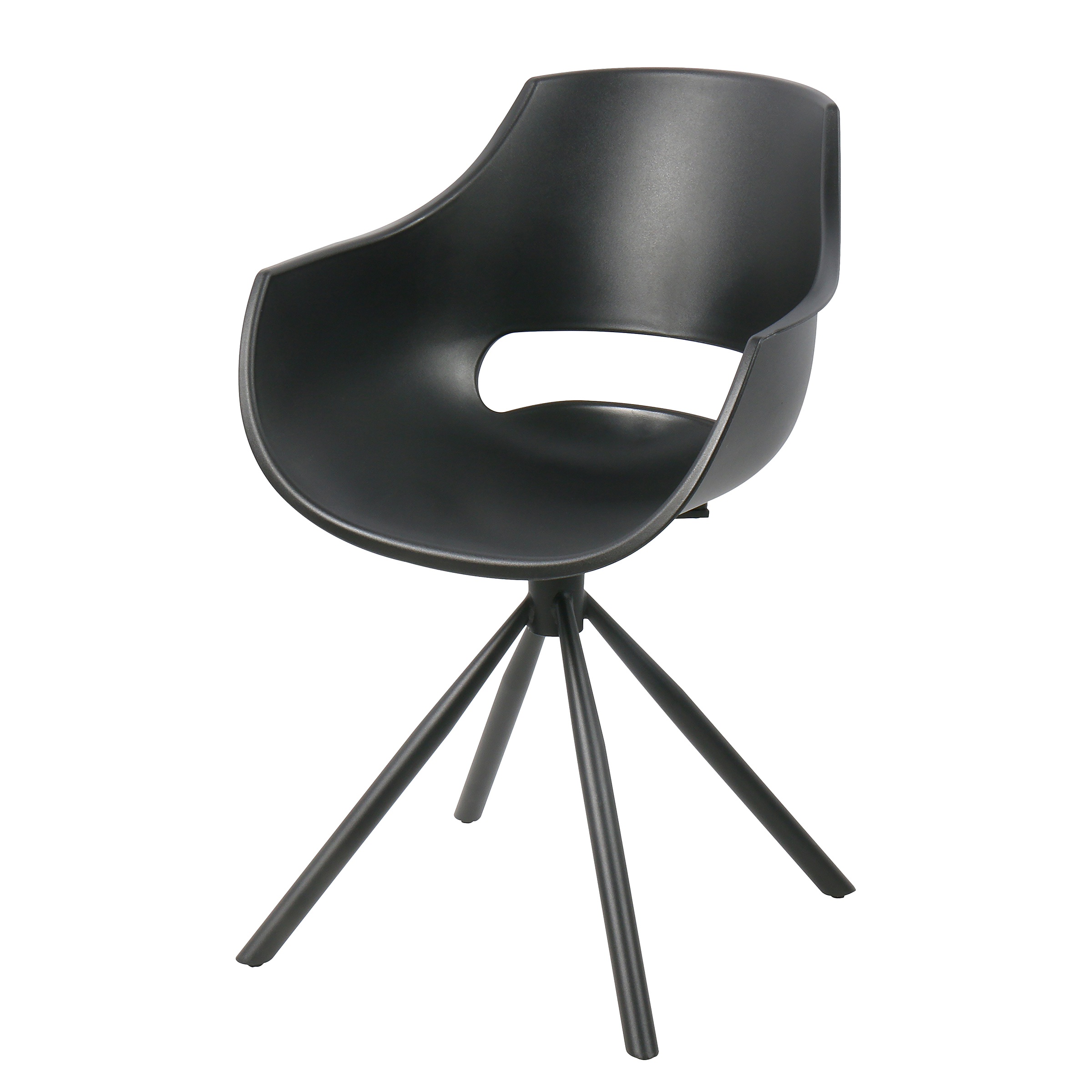 Swivel Armchair Idern Iron Black