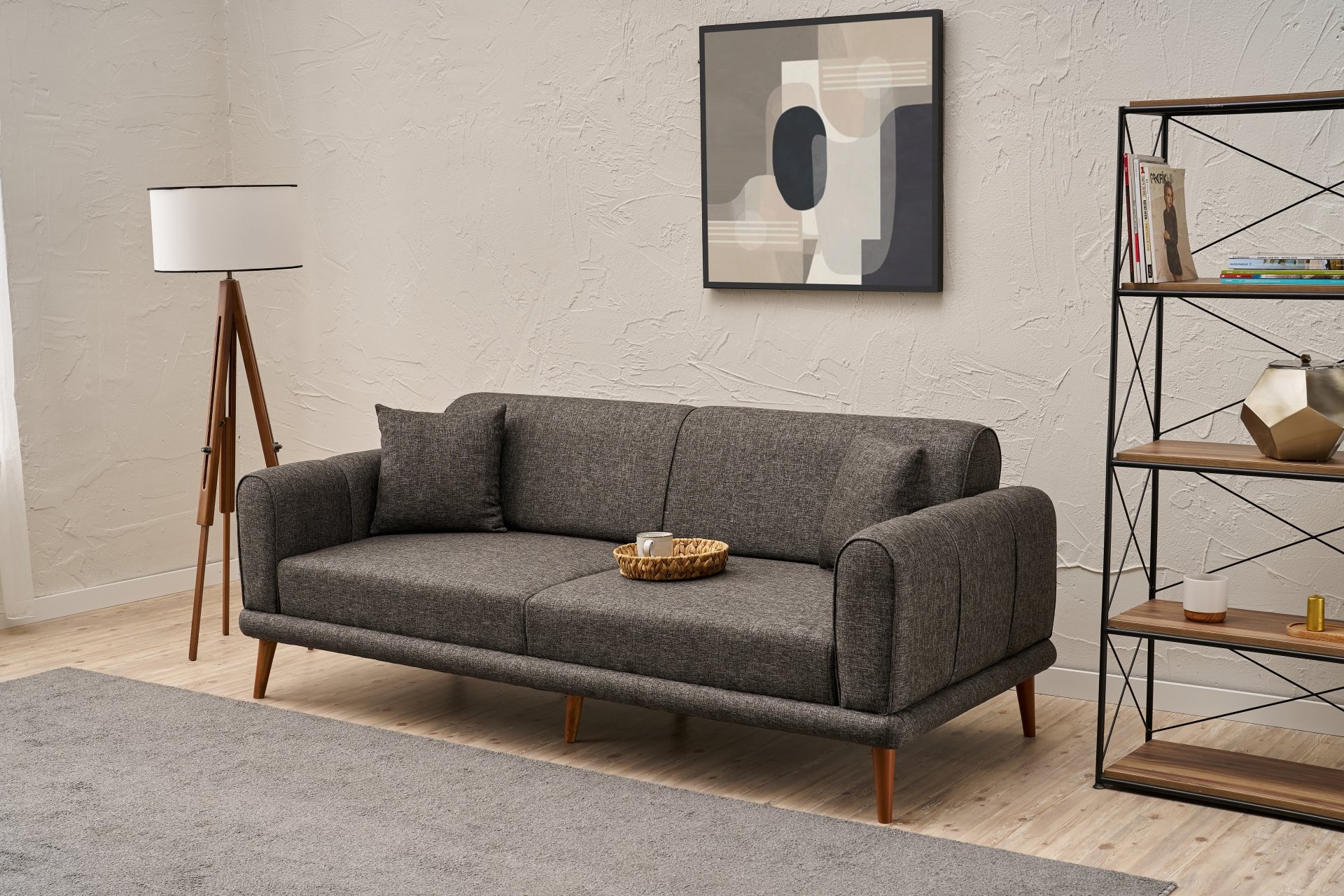 Seren Sofa 3-Sitzer Anthrazit