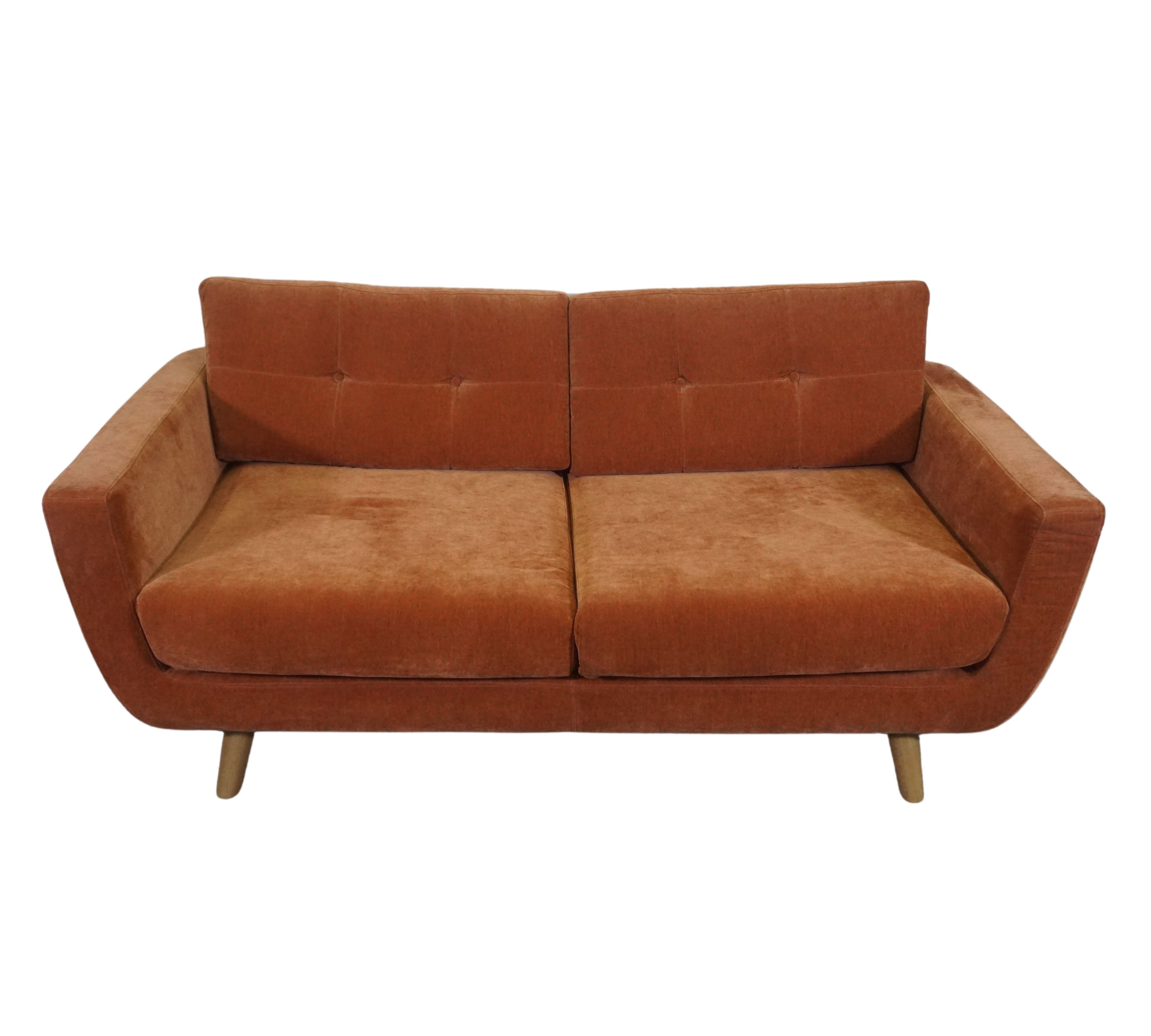 Vera Sofa 2-Sitzer Moss Rust
