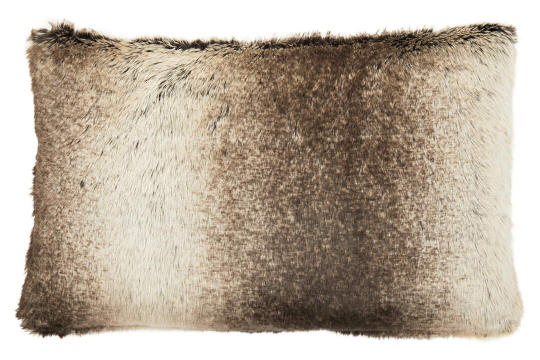 Bosie Lamina Mocha Ombre Square Fur Kissen