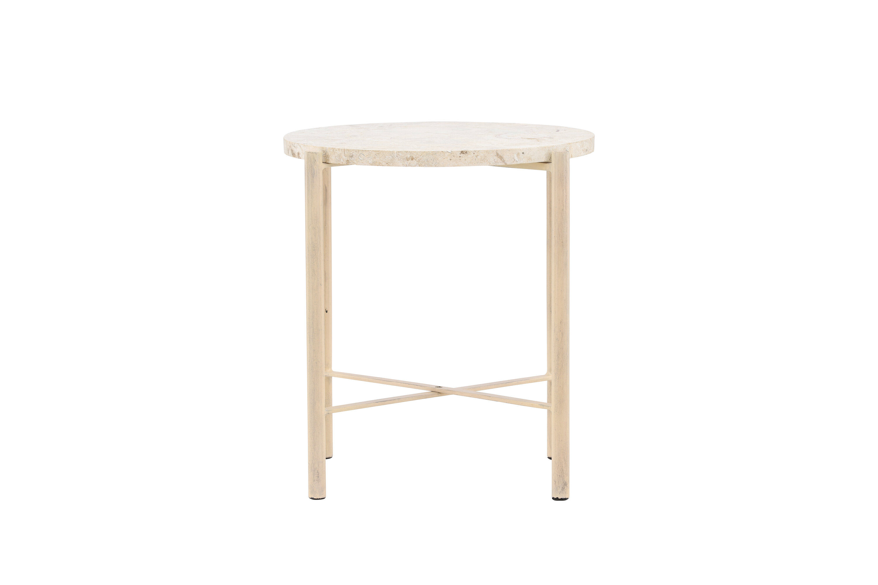 Sandhamn Sofatisch Mactan Beige ⌀40cm