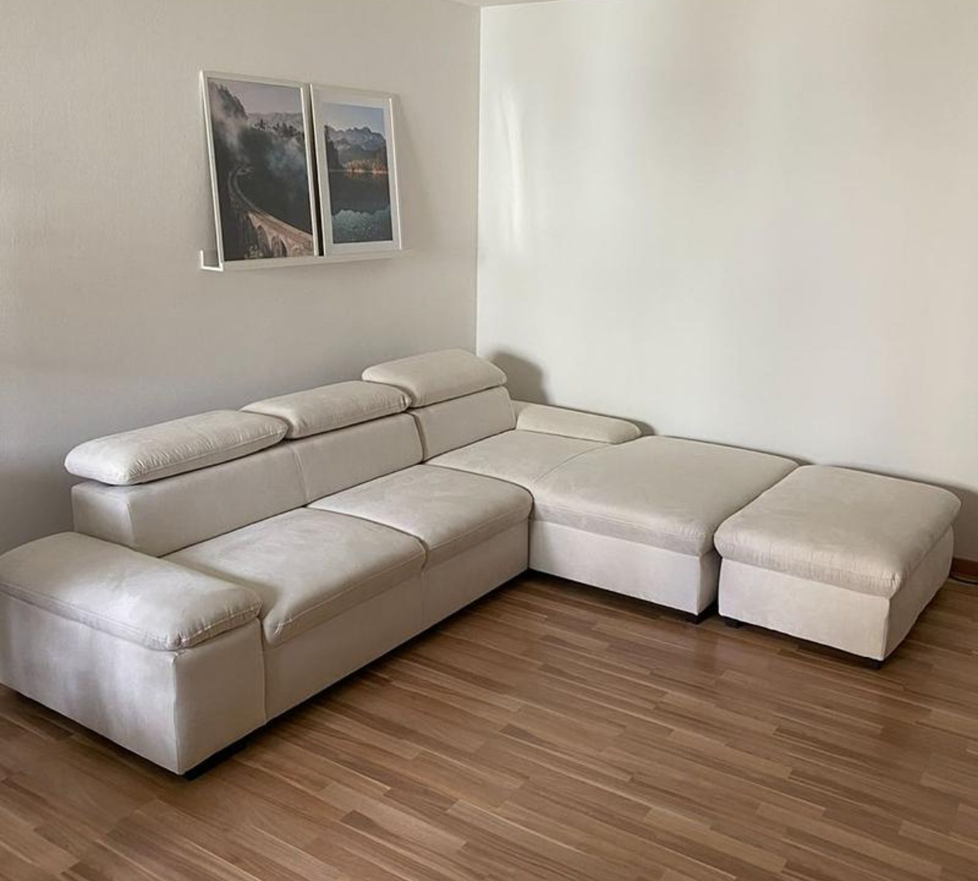 Modulares Ecksofa Beige