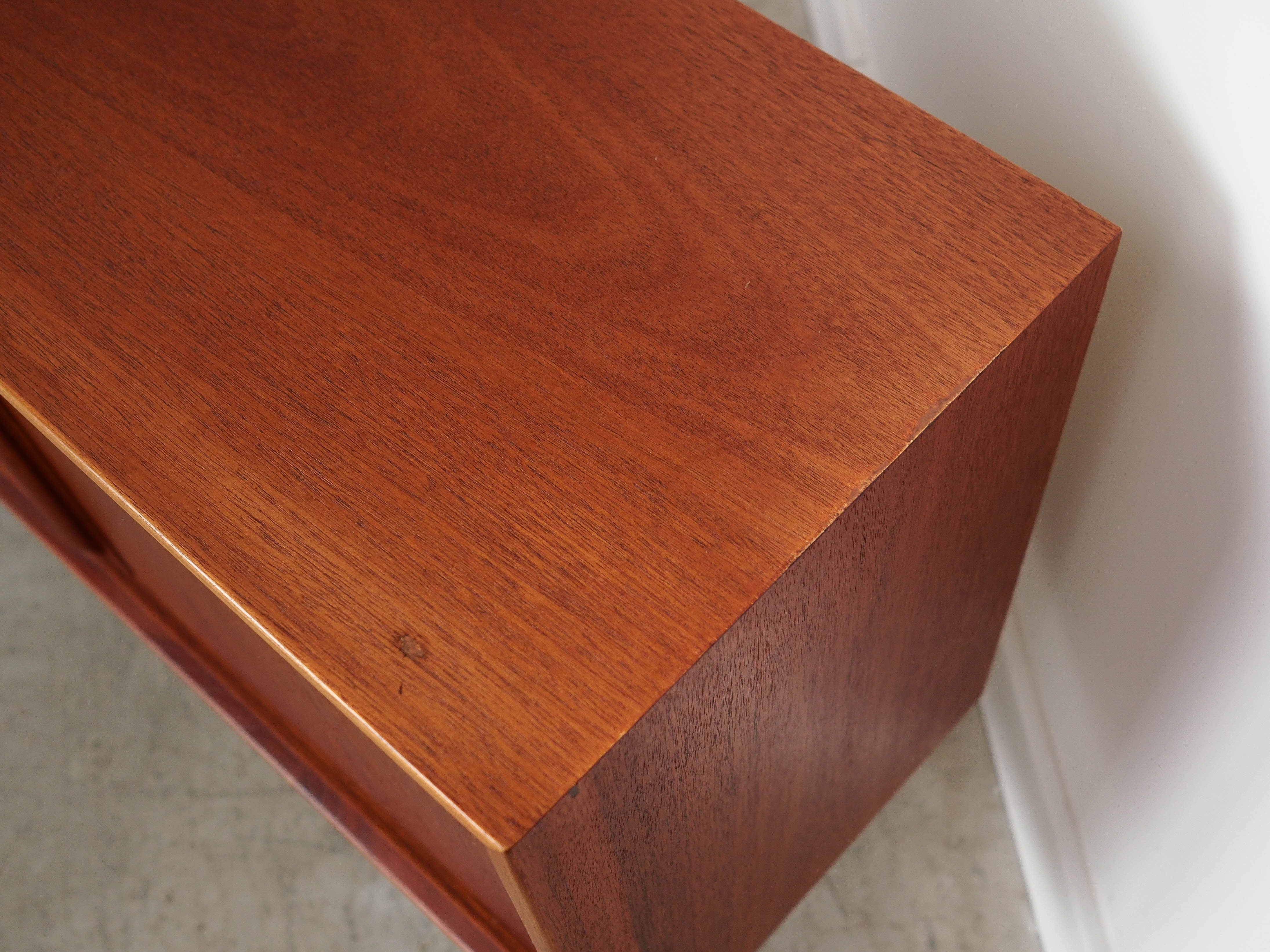Teak sideboard brown 1960s