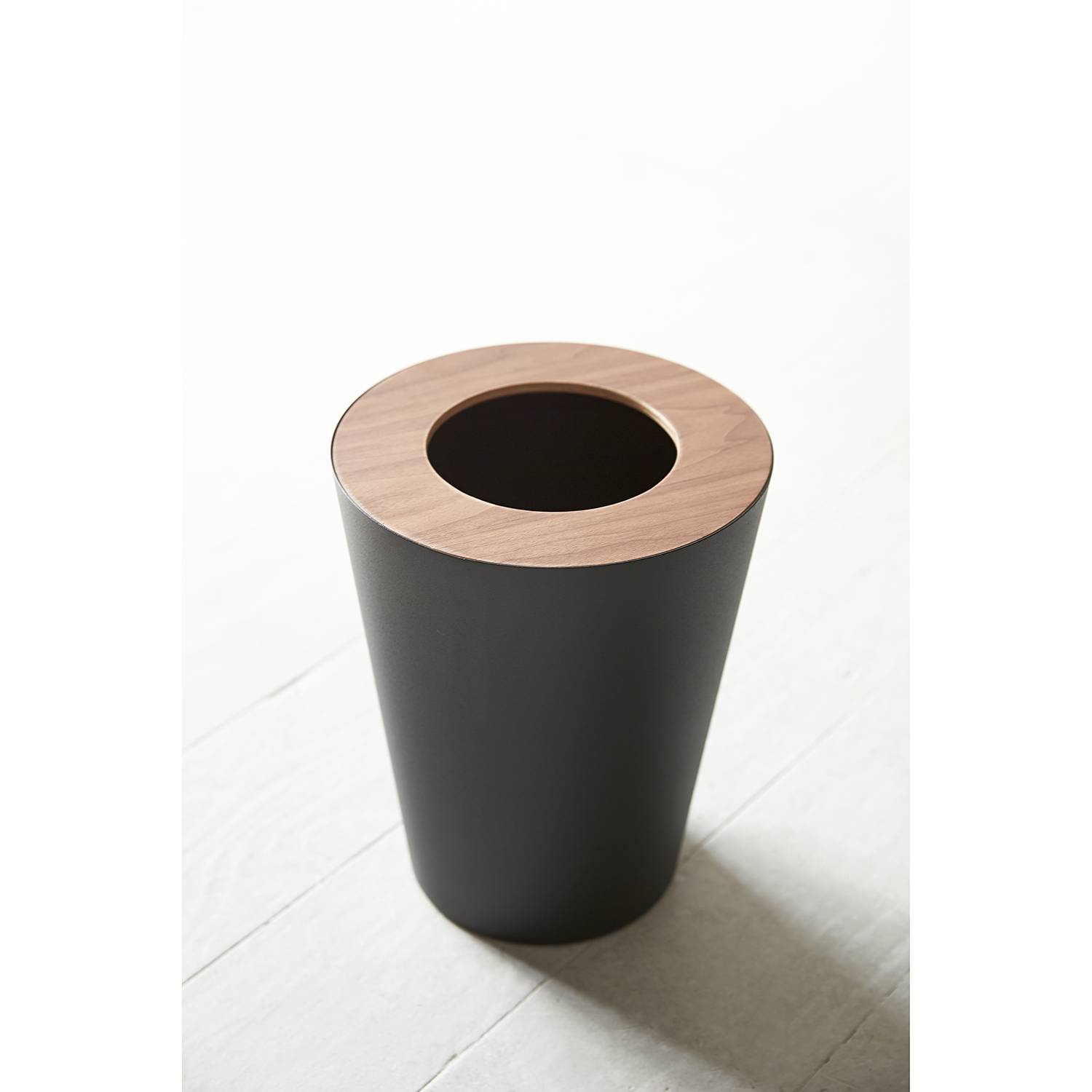 Papierkorb Rin II Schwarz