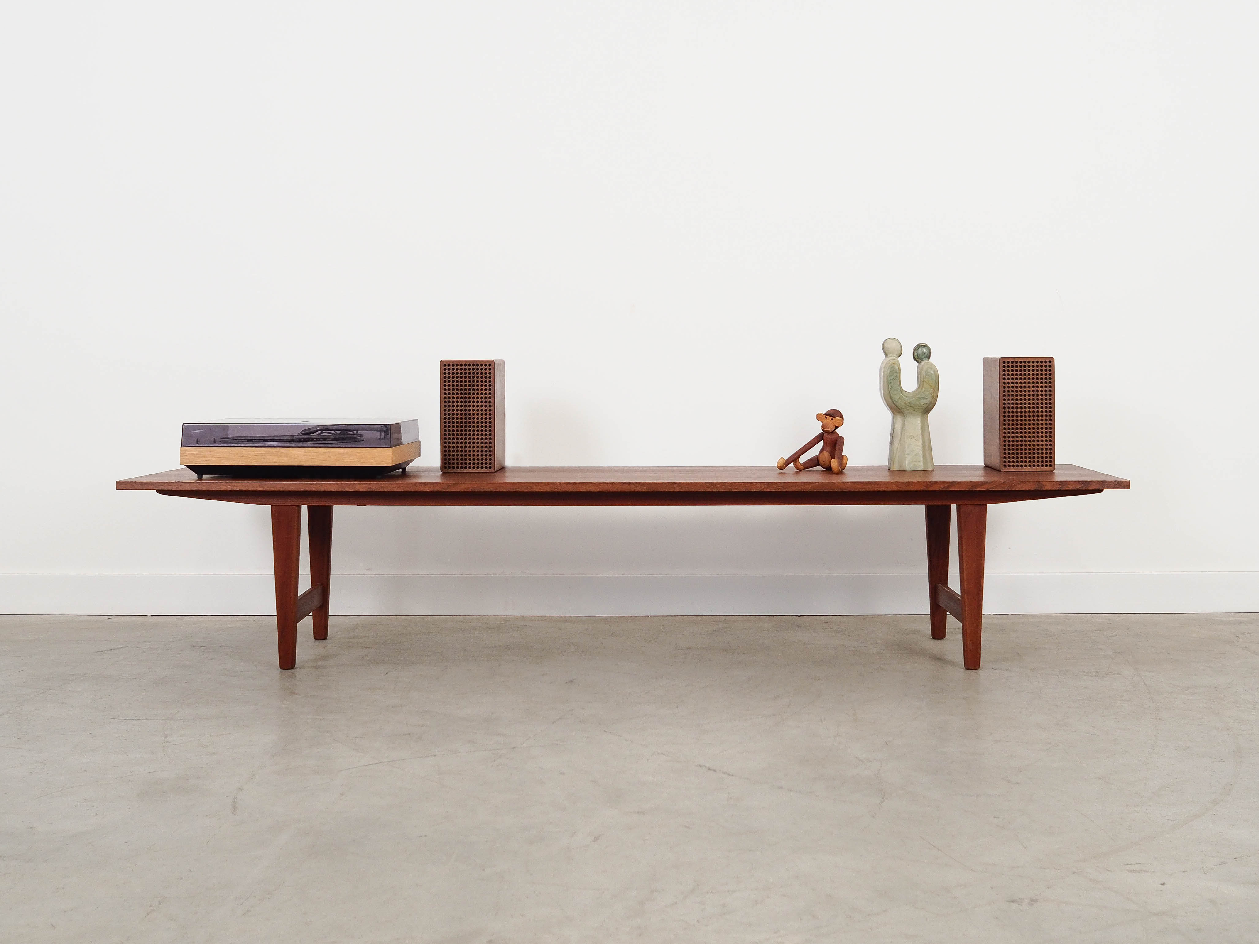 Vintage Lowboard Teakholz Braun 1970 Jahre