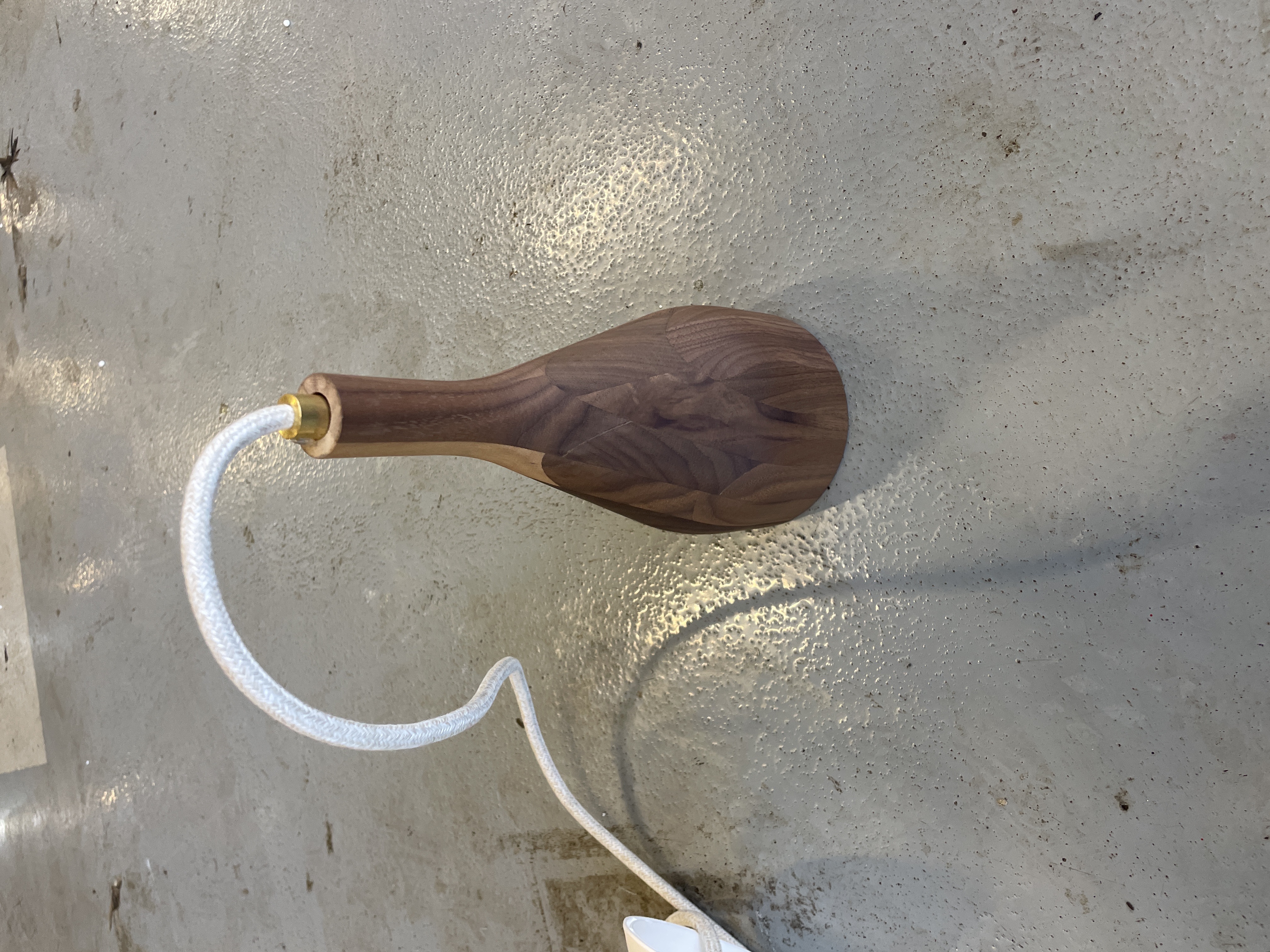 Timber M Pendelleuchte Holz Braun