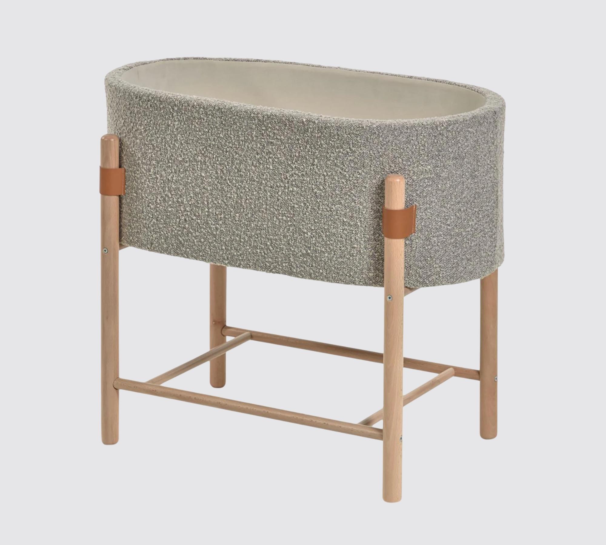 Baby Stubenwagen Shearling Nachhaltiges Buchenholz 
