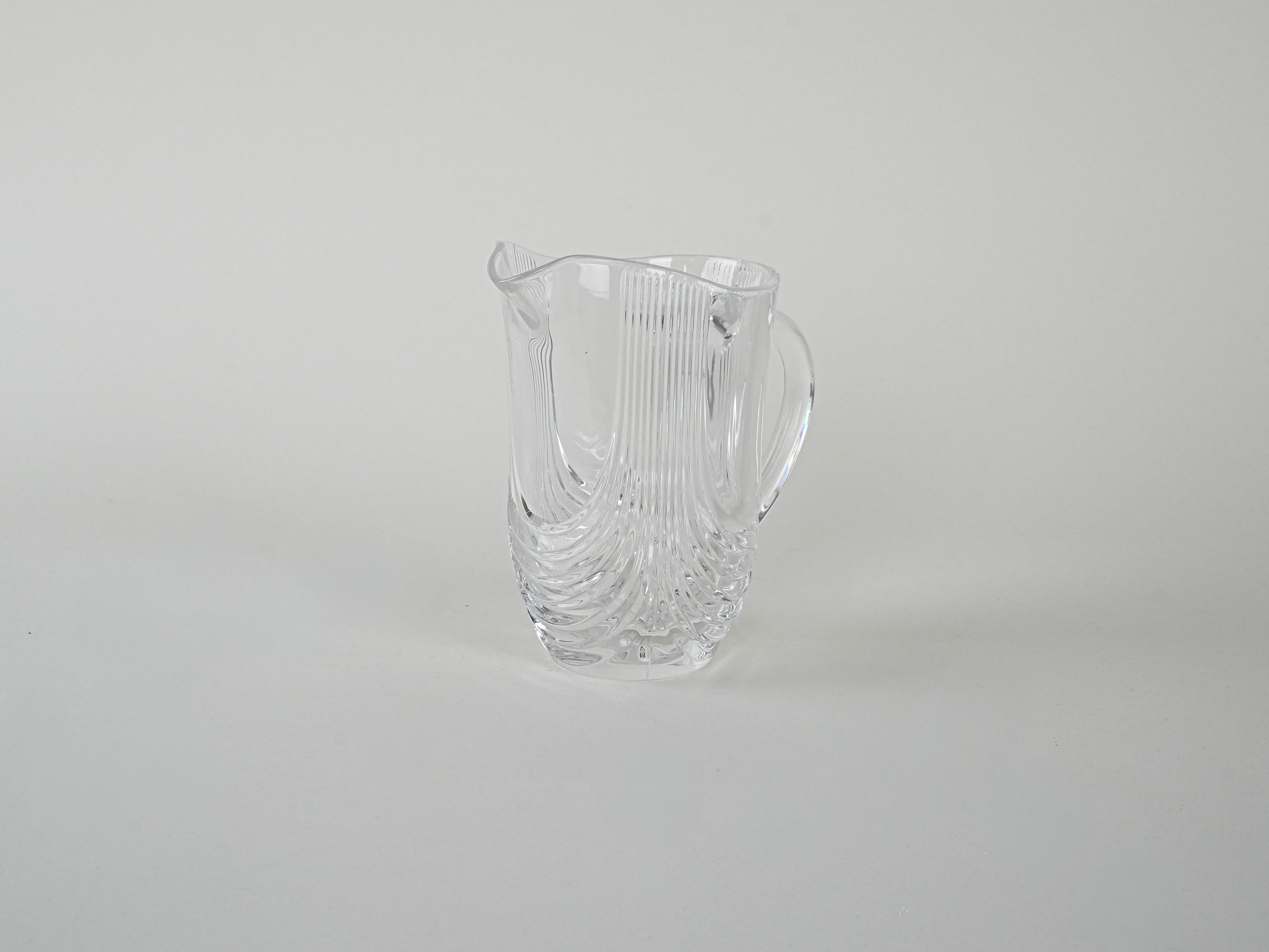 Kristallkaraffe Transparent 1970er Jahre