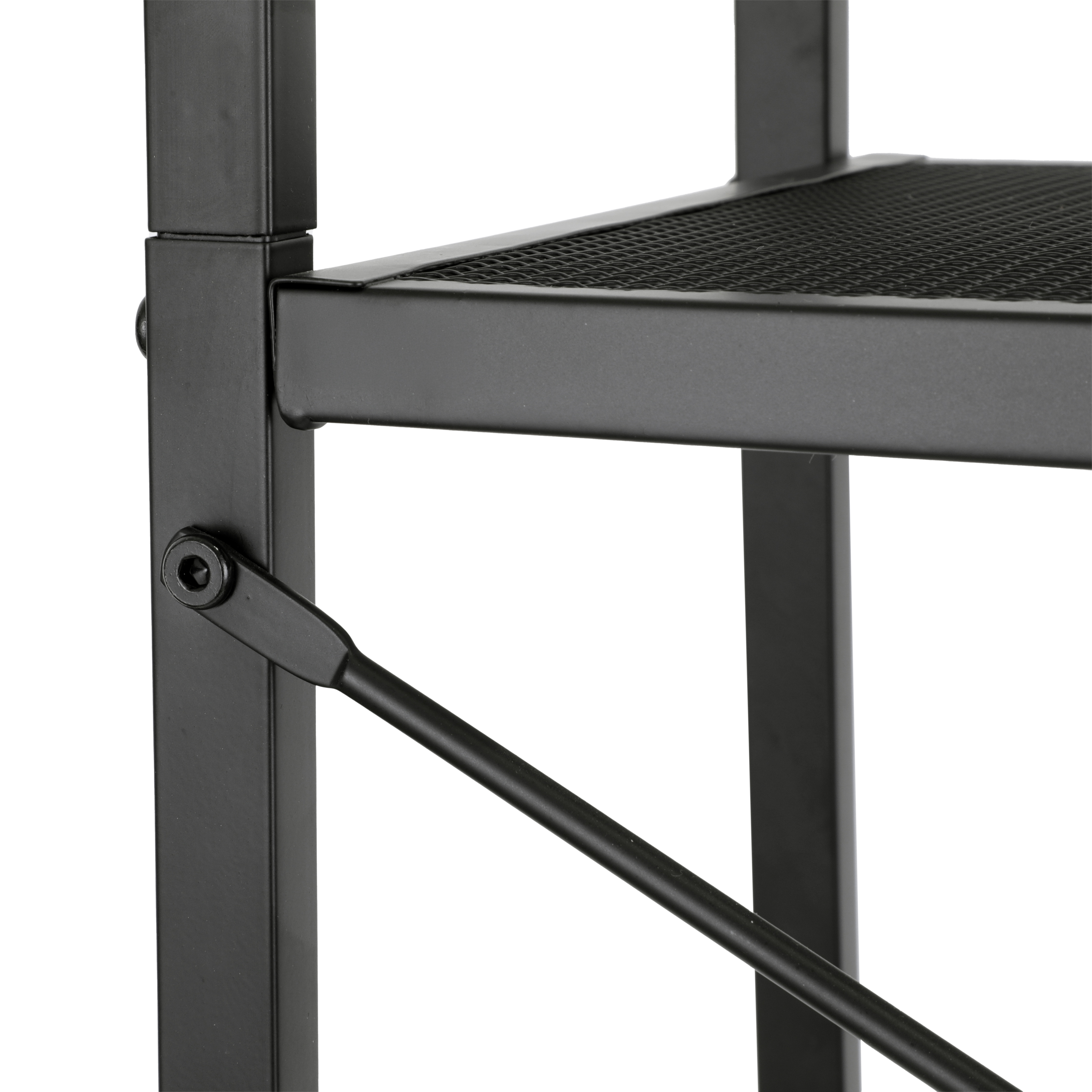 Bufkin Shelf Metal Black 59 cm