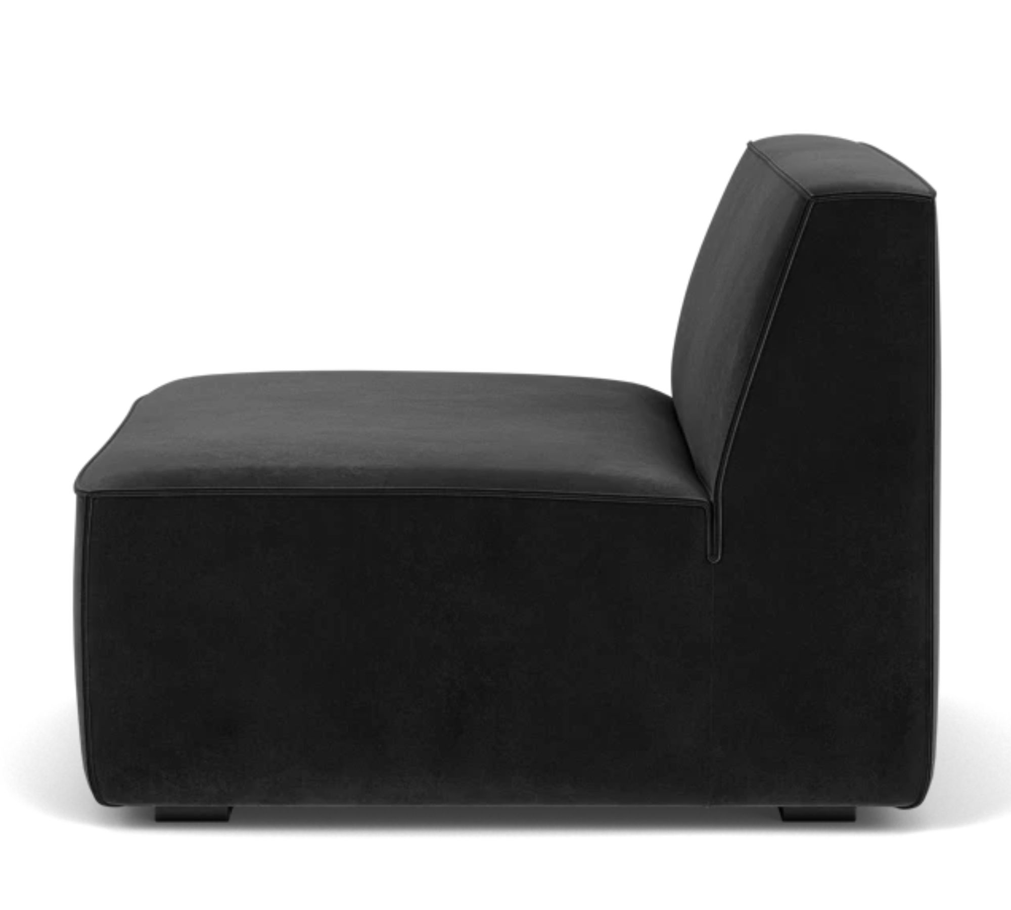 Dane 1-seater Module Velour Matt Dark Grey