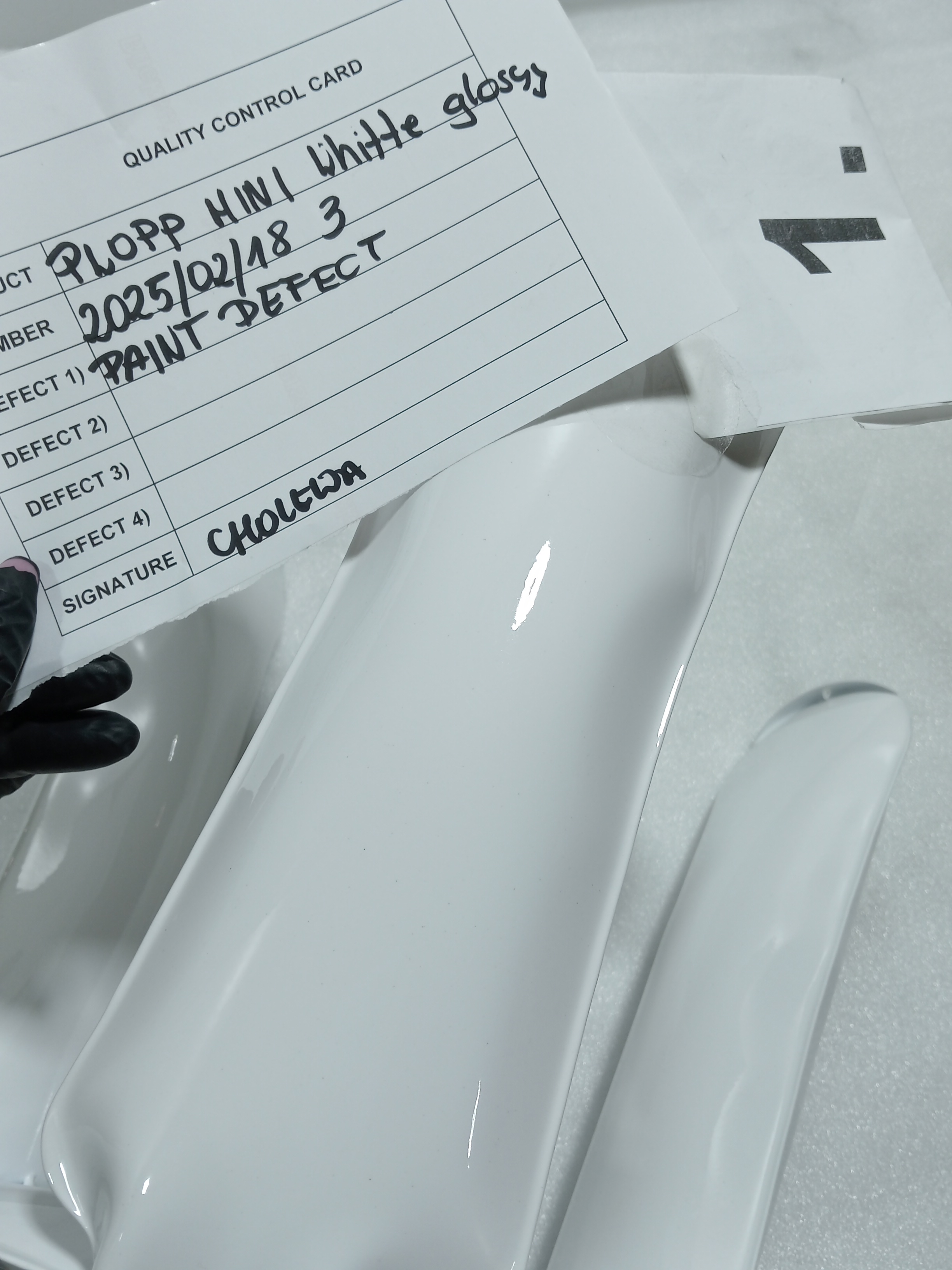 Plopp Mini Sgabello Acciaio Bianco Lucido