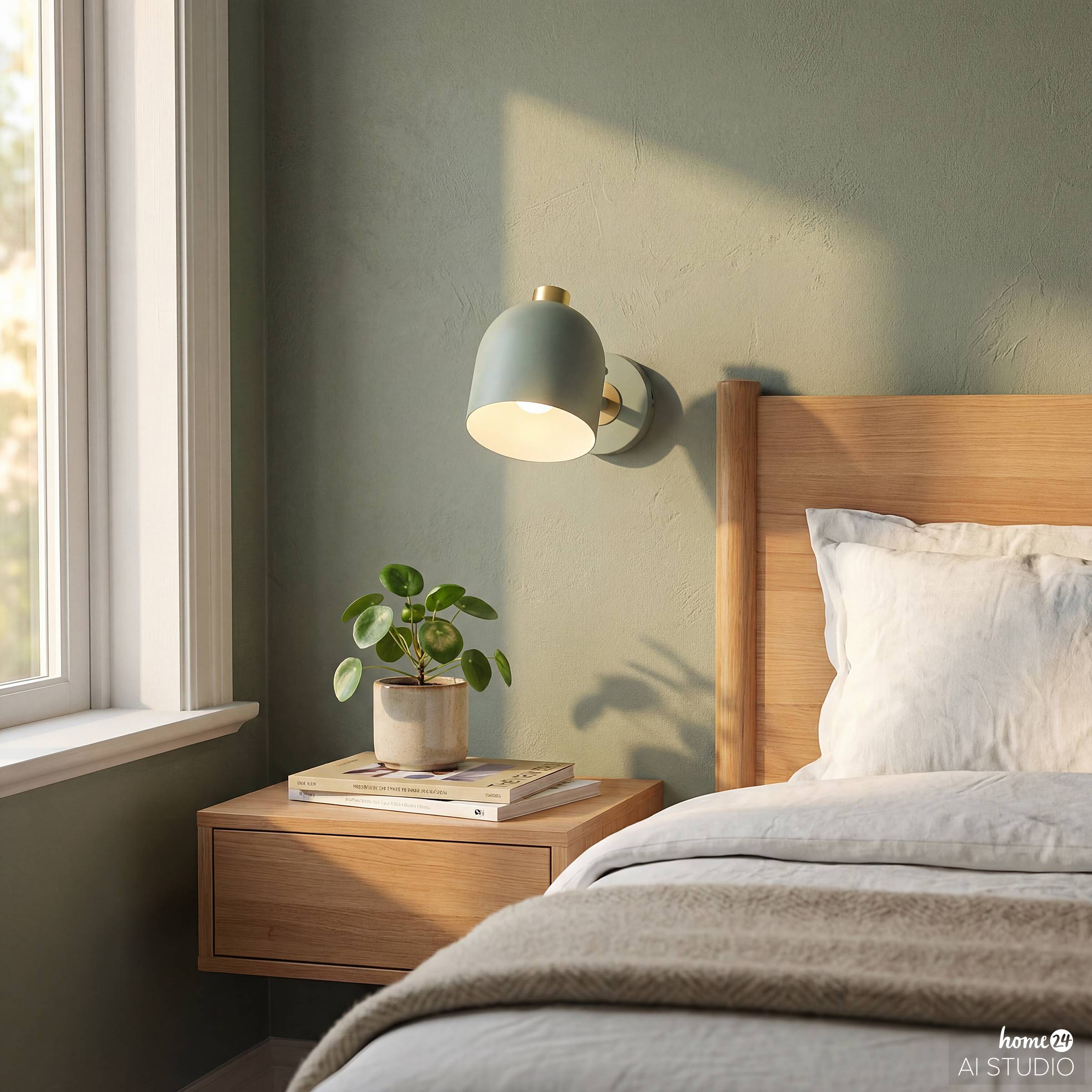 Rumto Battery Wall Lamp Sage