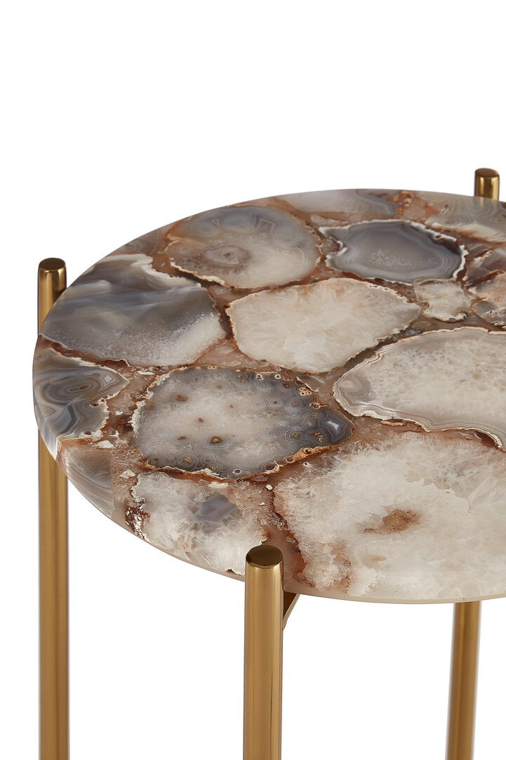 Vita Pink Quartz Beistelltisch
