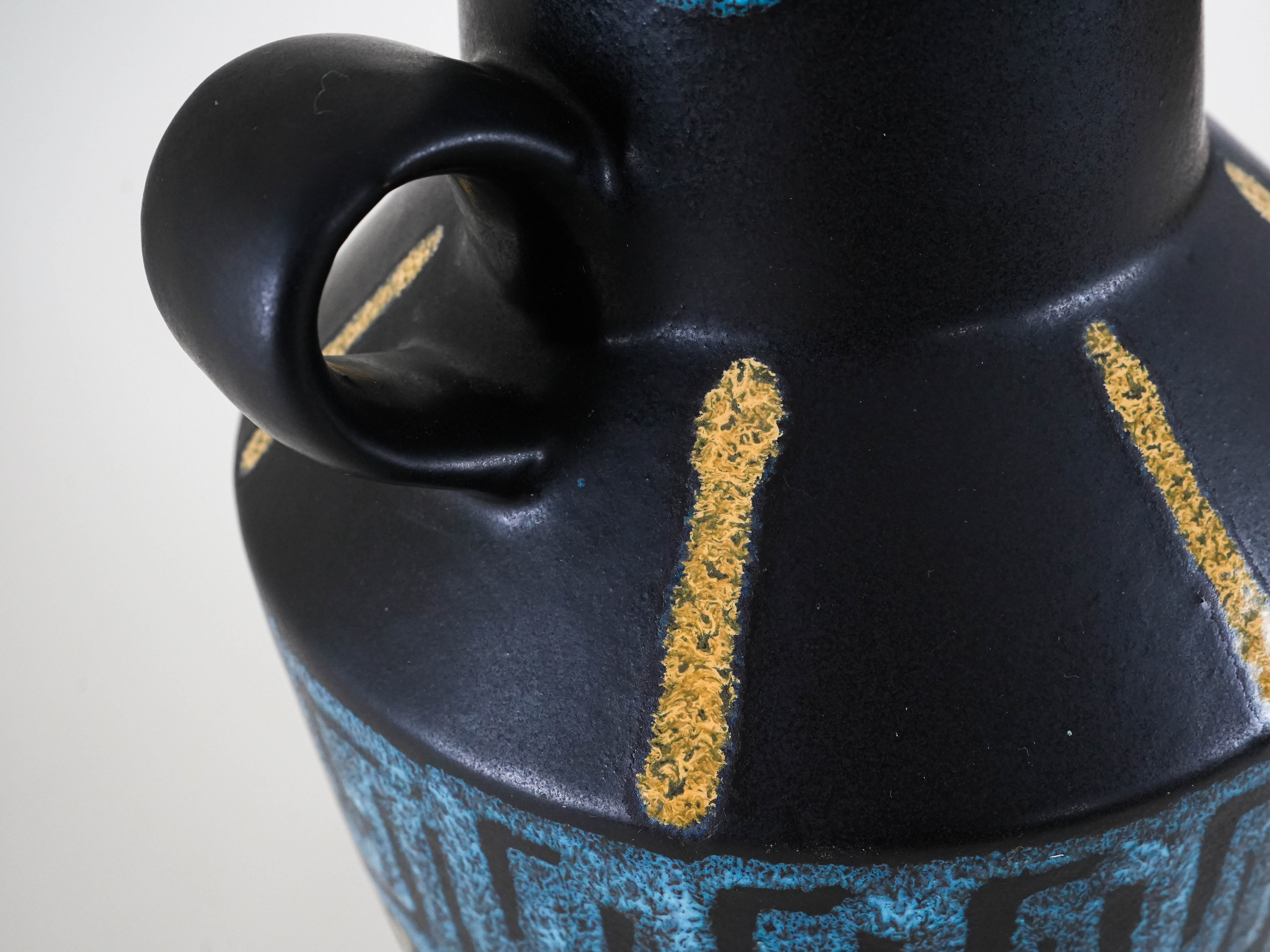 Ceramic vase Blue